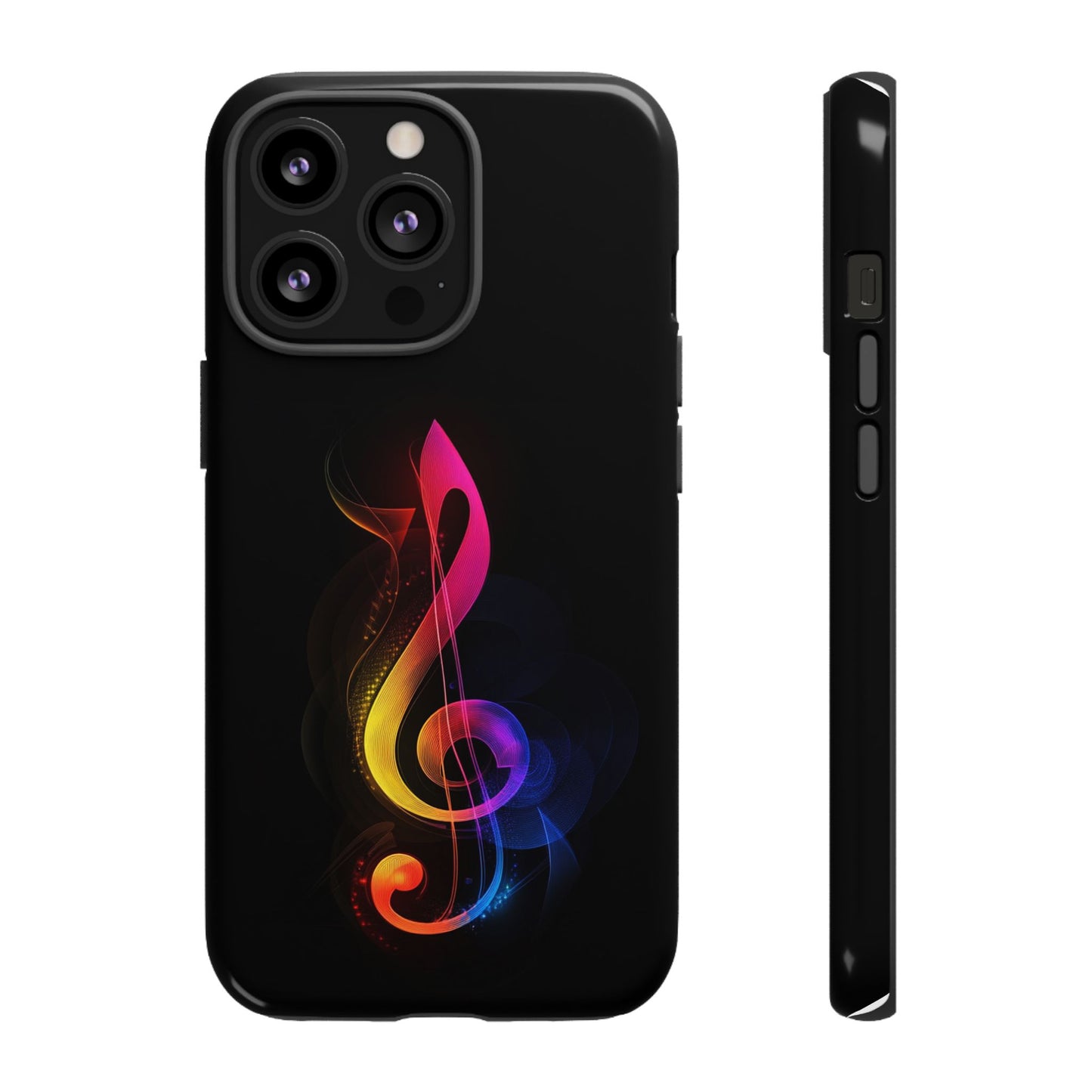 Colorful Music Note Phone Case, Unique Gift for Music Lovers, Flexible Tough Case, Smartphone Accessory, Personalized Music Gifts