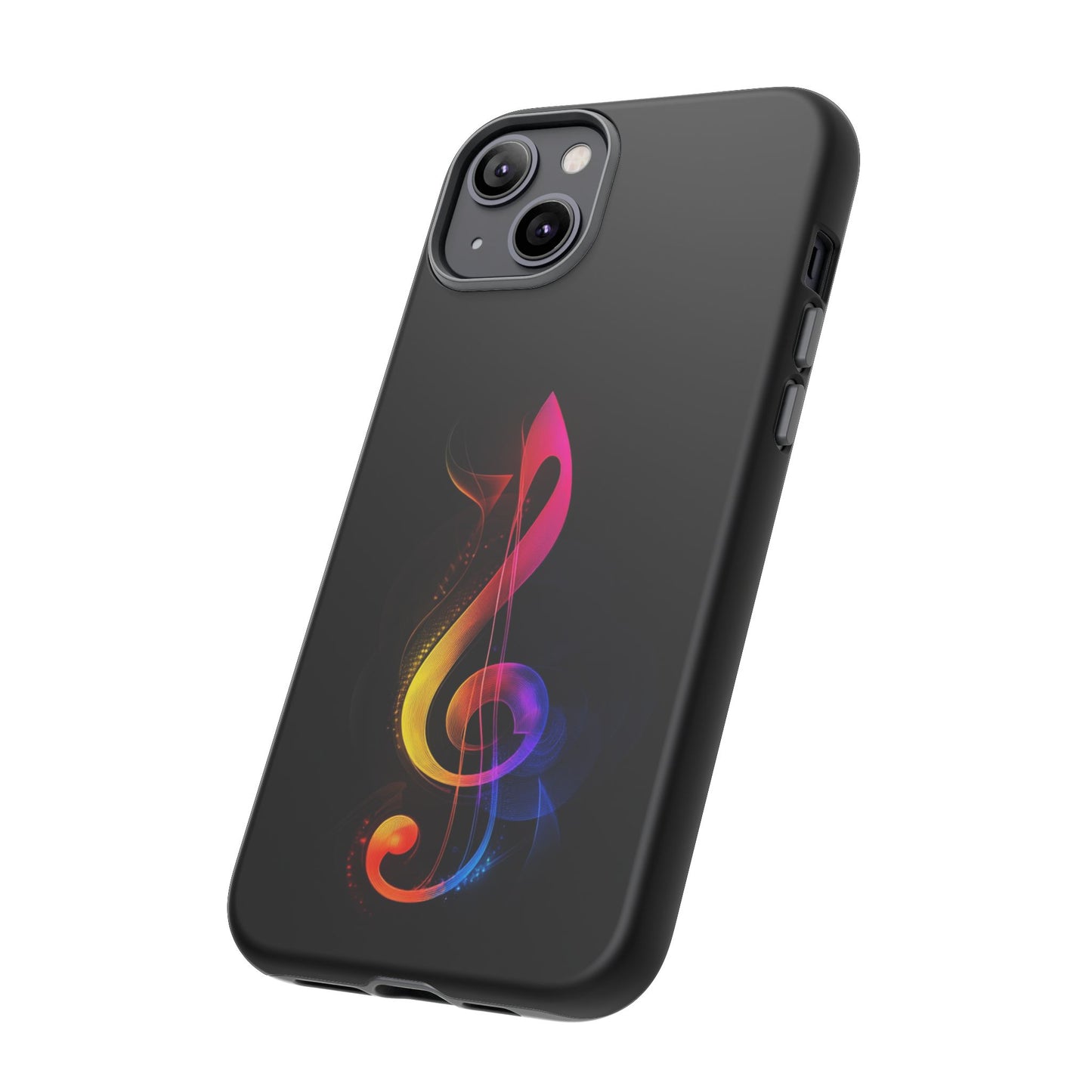 Colorful Music Note Phone Case, Unique Gift for Music Lovers, Flexible Tough Case, Smartphone Accessory, Personalized Music Gifts