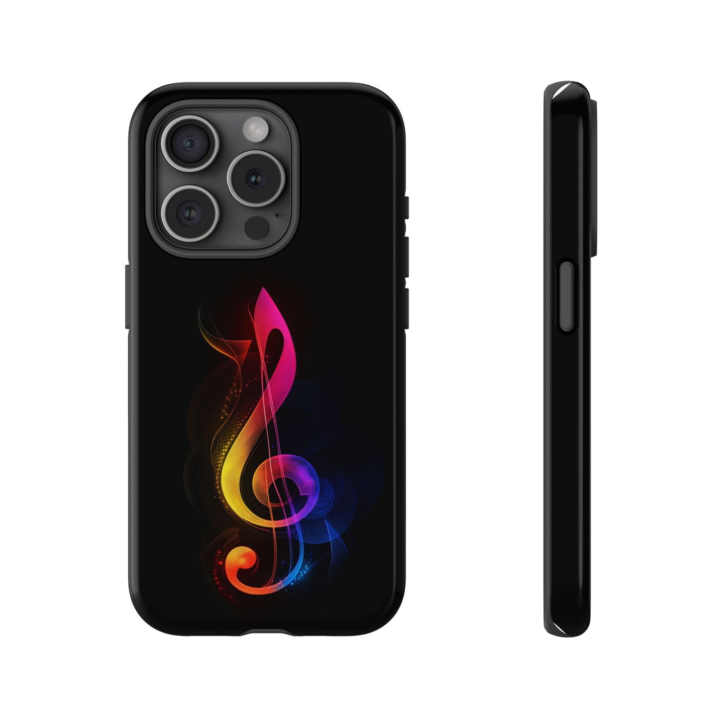 Colorful Music Note Phone Case, Unique Gift for Music Lovers, Flexible Tough Case, Smartphone Accessory, Personalized Music Gifts