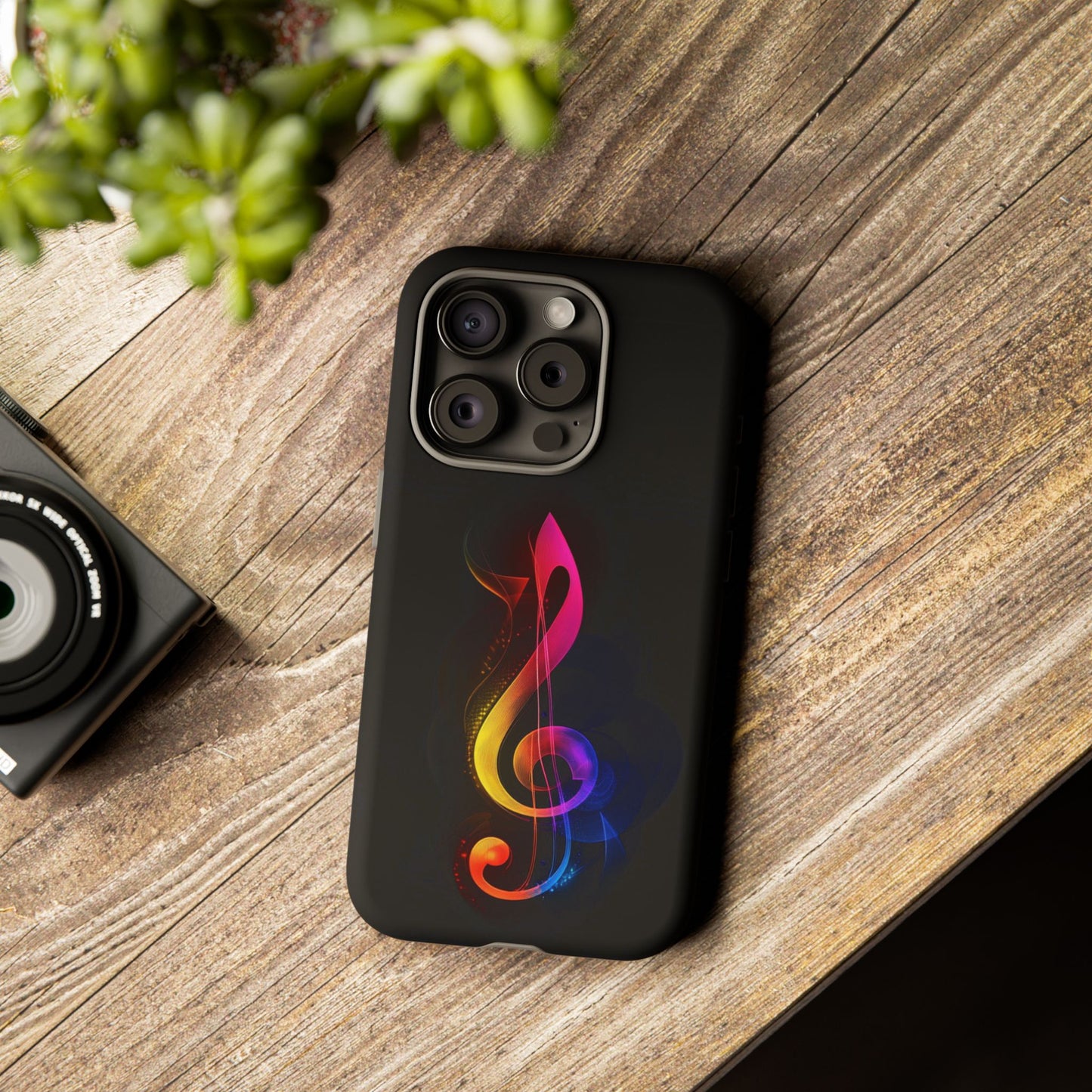 Colorful Music Note Phone Case, Unique Gift for Music Lovers, Flexible Tough Case, Smartphone Accessory, Personalized Music Gifts