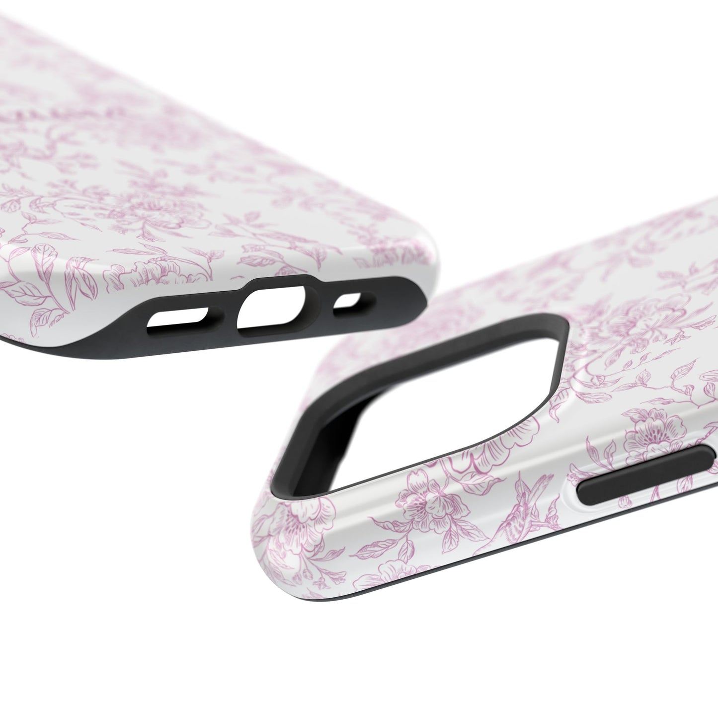 Chic Floral Magnetic Phone Case for Moms, Personalized Phone Cover, Stylish Tough Phone Case, Mother's Day Gift, Custom Phone Case