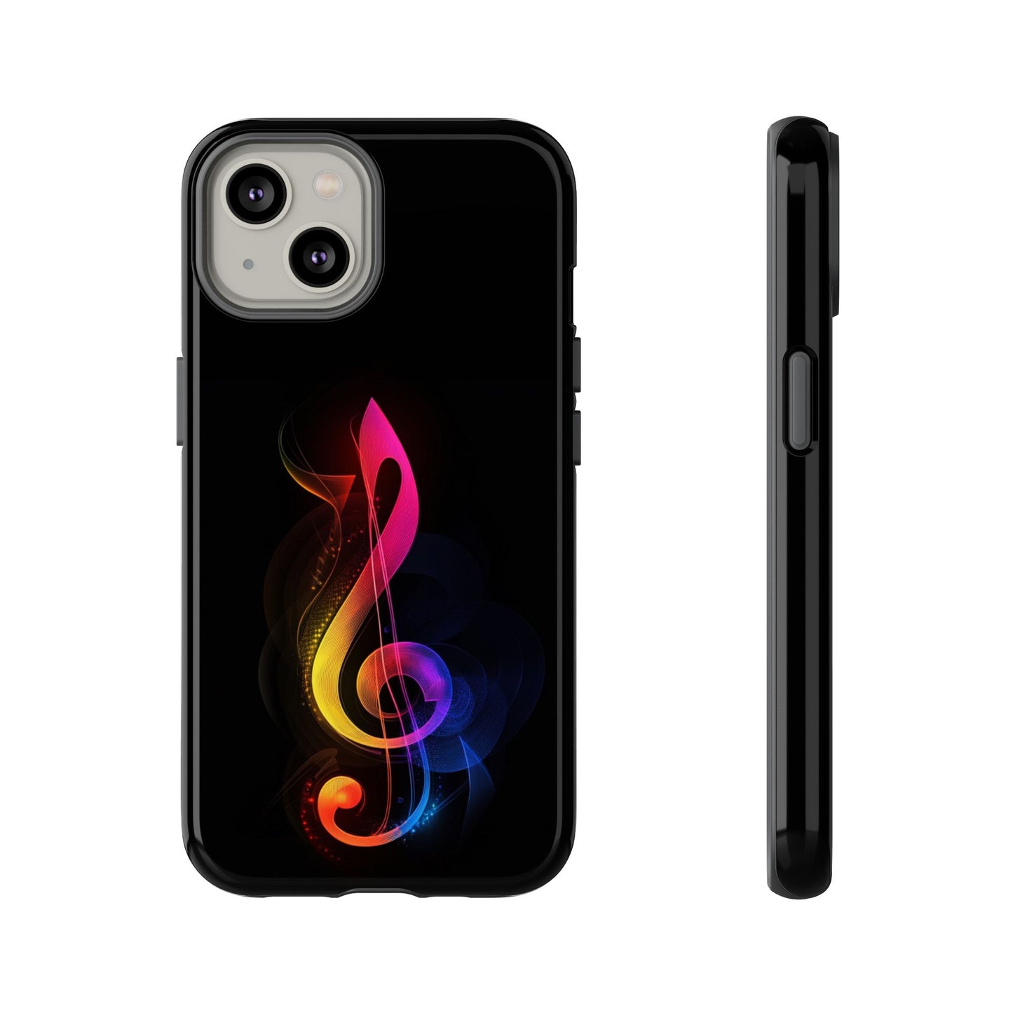 Colorful Music Note Phone Case, Unique Gift for Music Lovers, Flexible Tough Case, Smartphone Accessory, Personalized Music Gifts