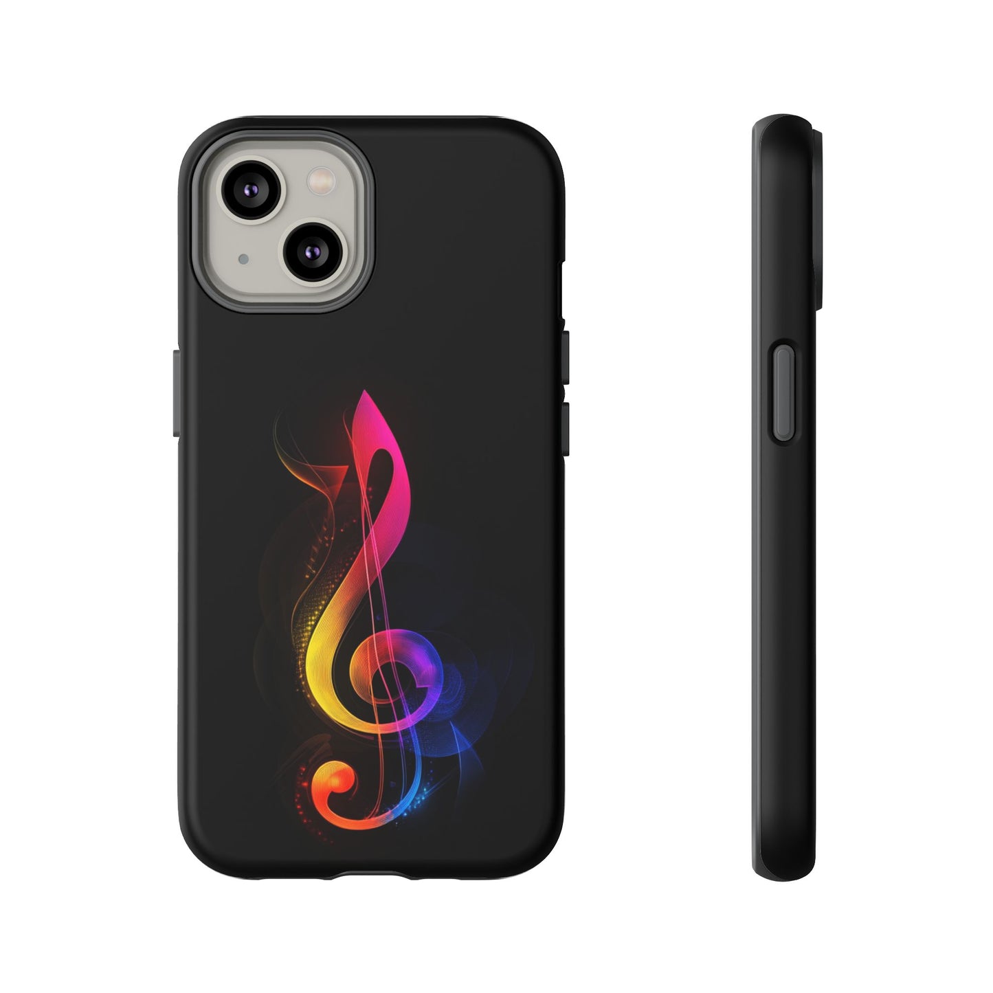 Colorful Music Note Phone Case, Unique Gift for Music Lovers, Flexible Tough Case, Smartphone Accessory, Personalized Music Gifts