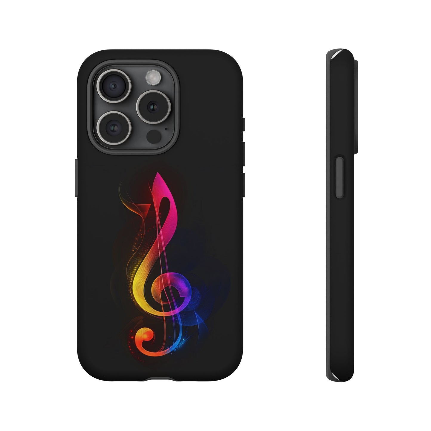 Colorful Music Note Phone Case, Unique Gift for Music Lovers, Flexible Tough Case, Smartphone Accessory, Personalized Music Gifts