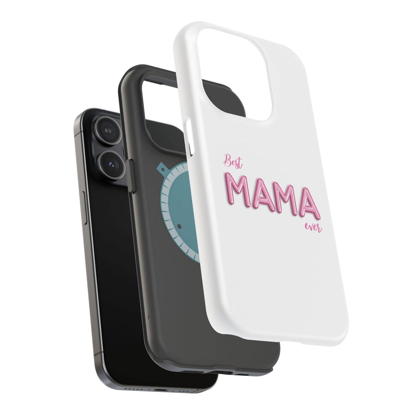 Magnetic Phone Cases for Moms, Trendy Tough Cases, Cute Mama Phone Cover, Mother's Day Gift, Stylish Mobile Accessory