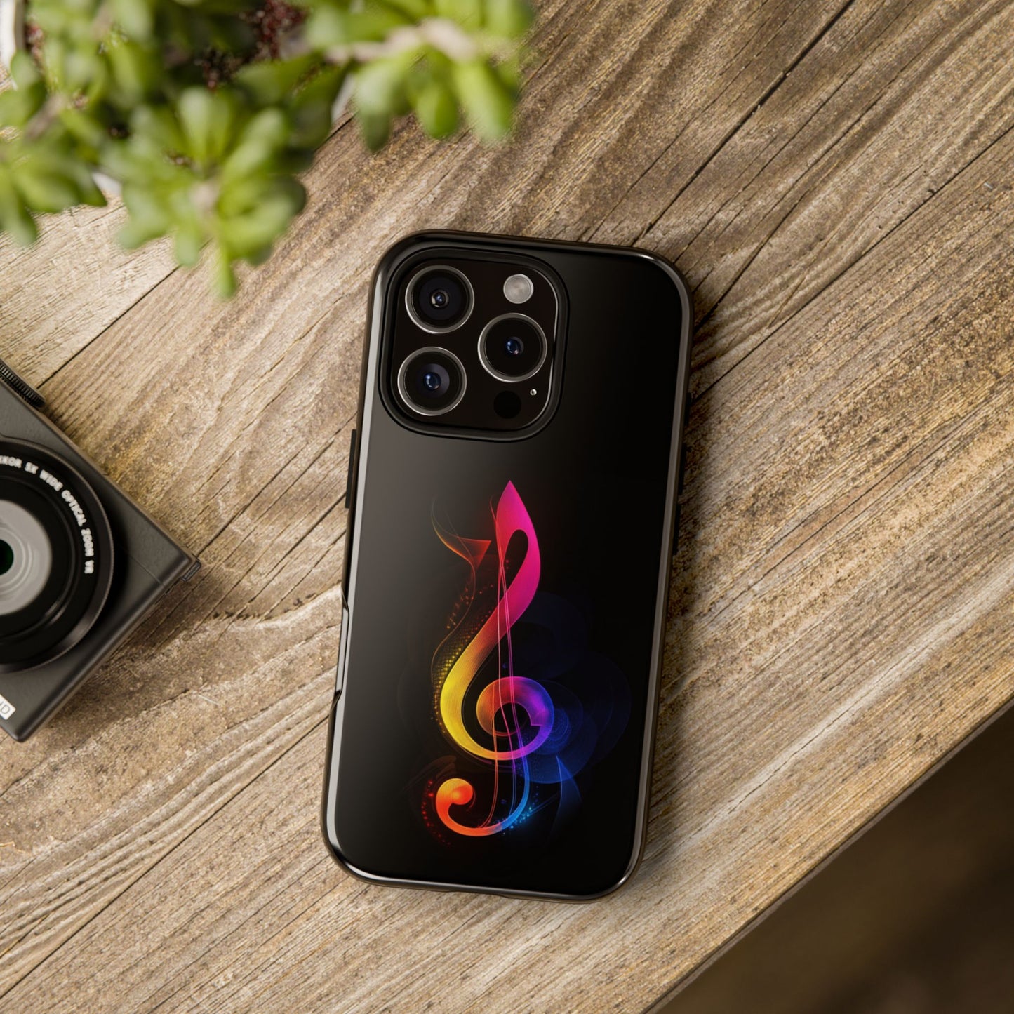 Colorful Music Note Phone Case, Unique Gift for Music Lovers, Flexible Tough Case, Smartphone Accessory, Personalized Music Gifts