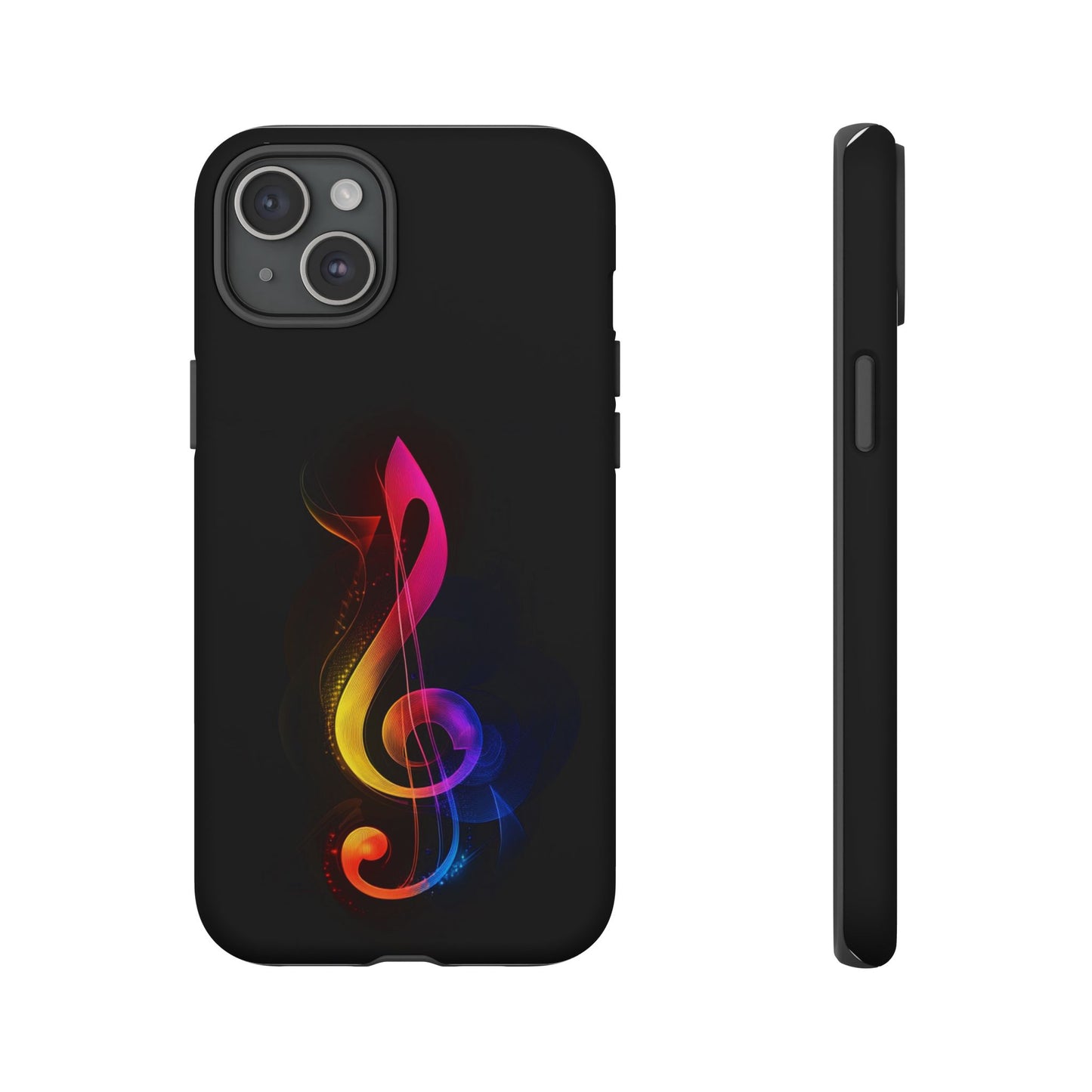 Colorful Music Note Phone Case, Unique Gift for Music Lovers, Flexible Tough Case, Smartphone Accessory, Personalized Music Gifts