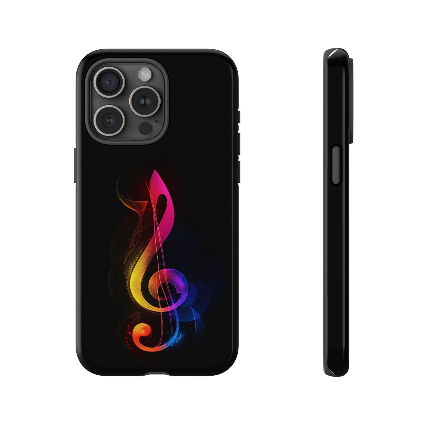 Colorful Music Note Phone Case, Unique Gift for Music Lovers, Flexible Tough Case, Smartphone Accessory, Personalized Music Gifts