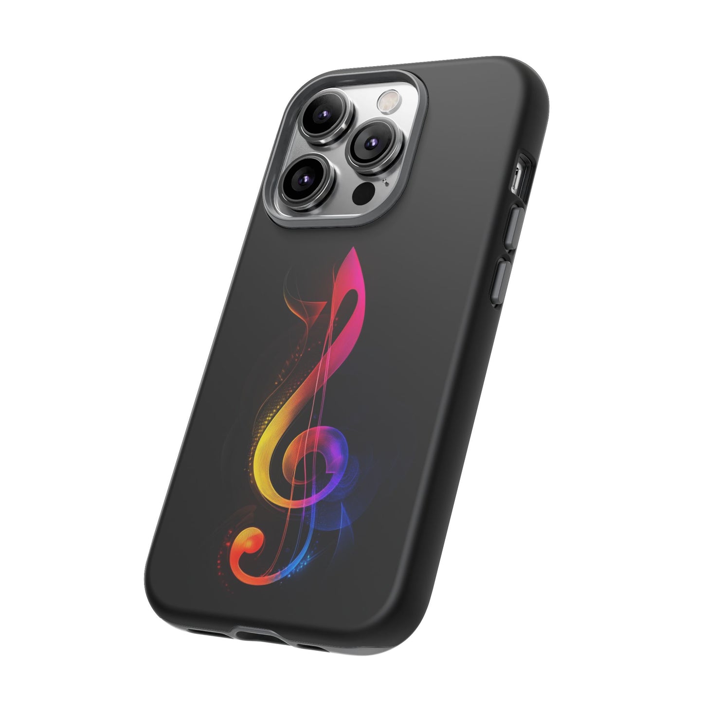 Colorful Music Note Phone Case, Unique Gift for Music Lovers, Flexible Tough Case, Smartphone Accessory, Personalized Music Gifts