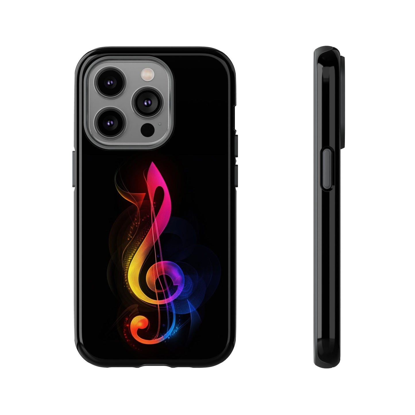 Colorful Music Note Phone Case, Unique Gift for Music Lovers, Flexible Tough Case, Smartphone Accessory, Personalized Music Gifts