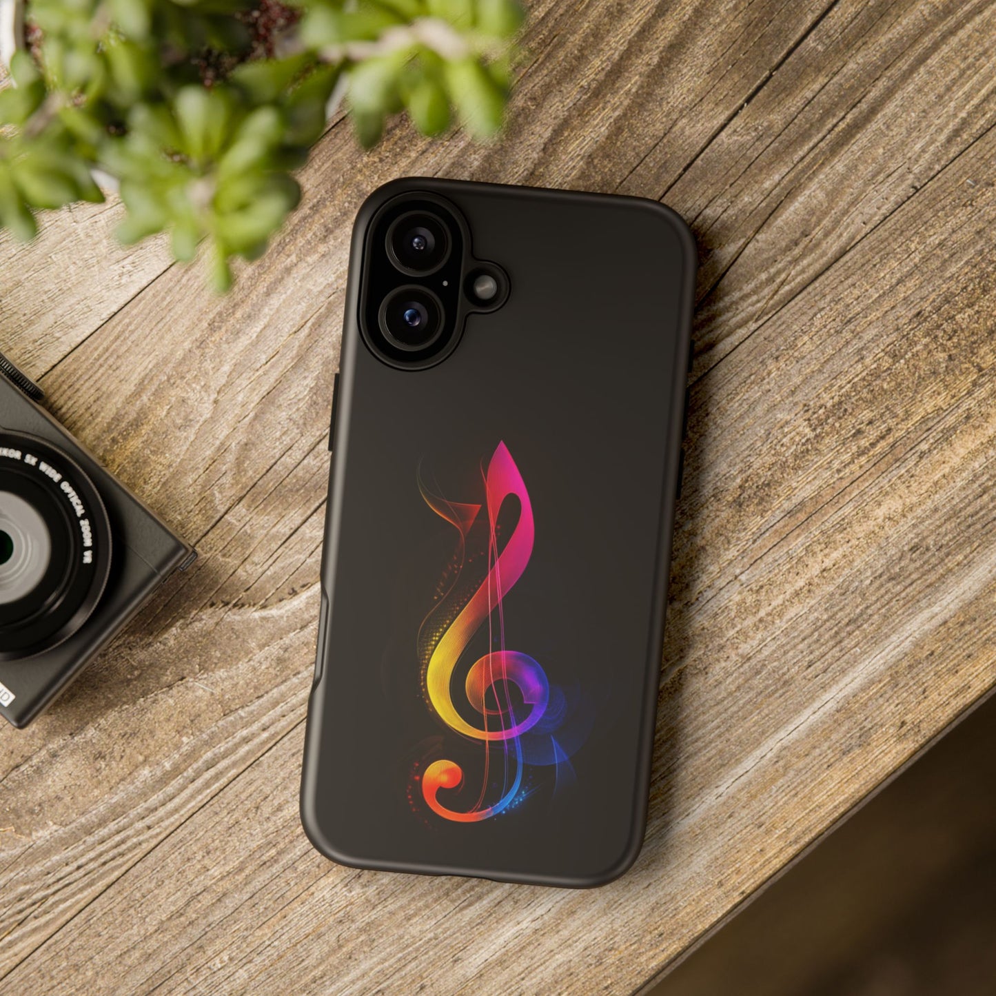Colorful Music Note Phone Case, Unique Gift for Music Lovers, Flexible Tough Case, Smartphone Accessory, Personalized Music Gifts