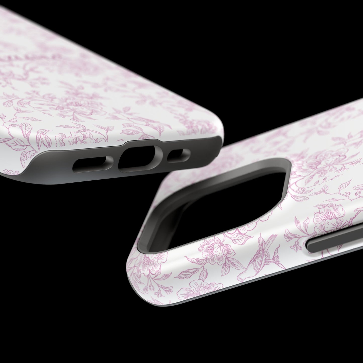 Chic Floral Magnetic Phone Case for Moms, Personalized Phone Cover, Stylish Tough Phone Case, Mother's Day Gift, Custom Phone Case