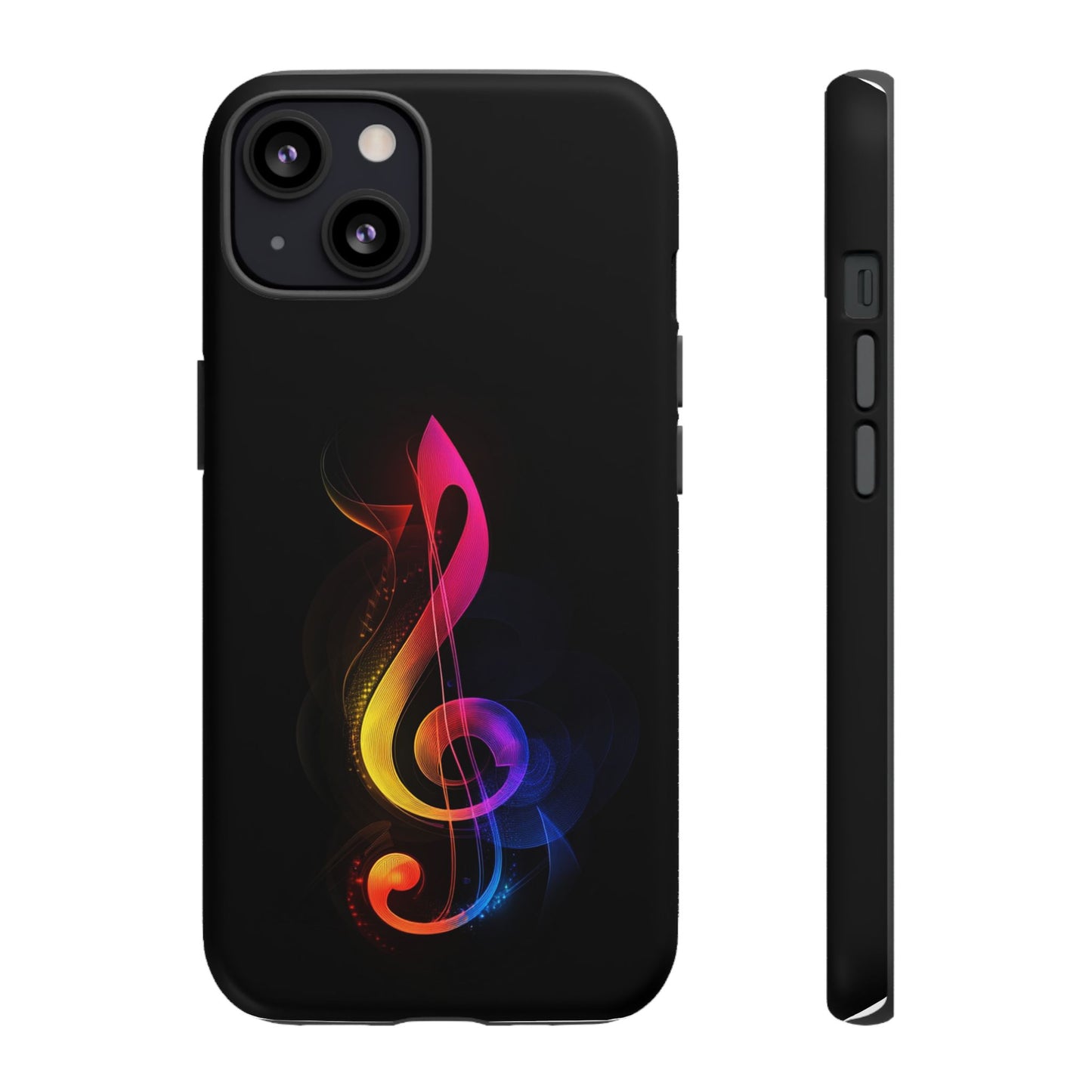 Colorful Music Note Phone Case, Unique Gift for Music Lovers, Flexible Tough Case, Smartphone Accessory, Personalized Music Gifts