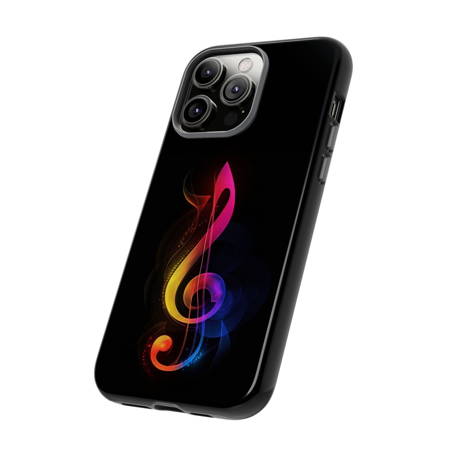 Colorful Music Note Phone Case, Unique Gift for Music Lovers, Flexible Tough Case, Smartphone Accessory, Personalized Music Gifts