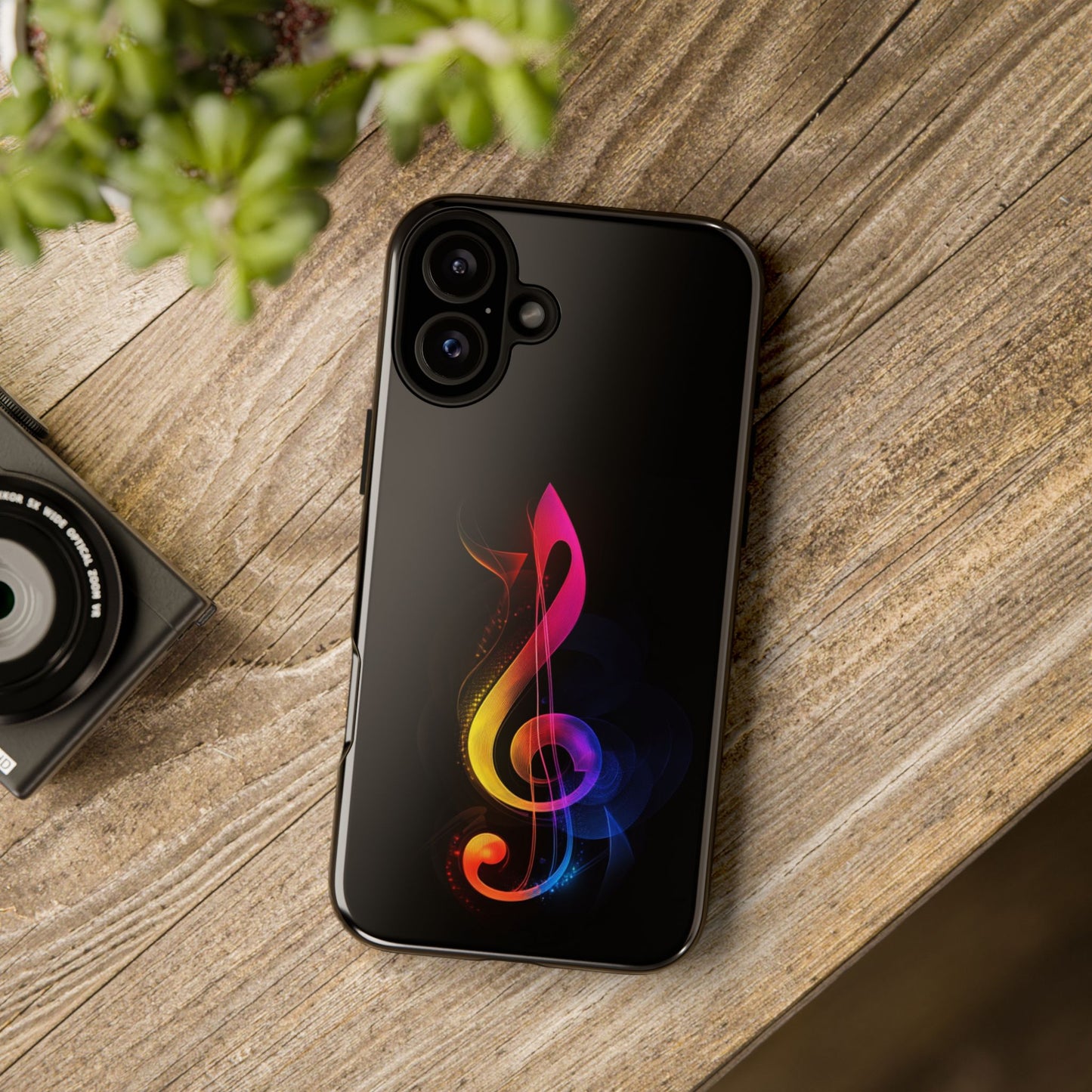 Colorful Music Note Phone Case, Unique Gift for Music Lovers, Flexible Tough Case, Smartphone Accessory, Personalized Music Gifts