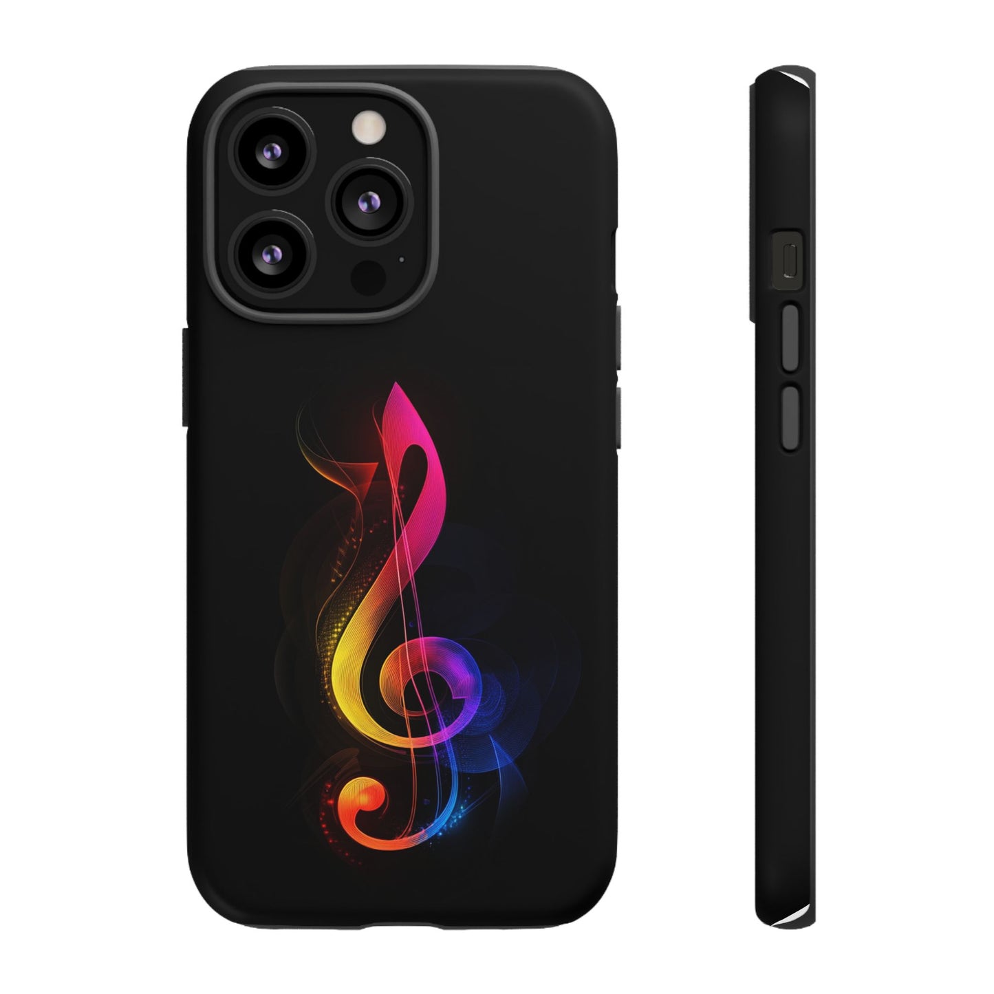 Colorful Music Note Phone Case, Unique Gift for Music Lovers, Flexible Tough Case, Smartphone Accessory, Personalized Music Gifts