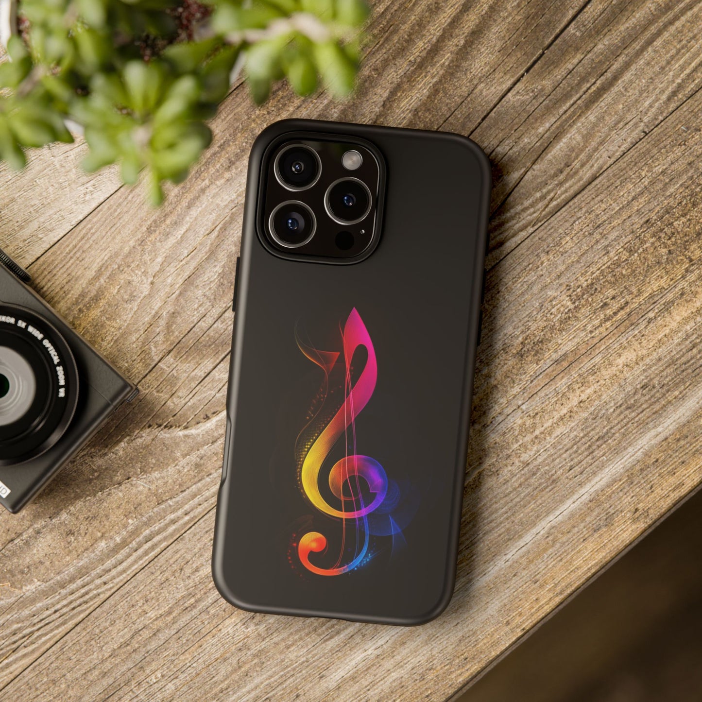 Colorful Music Note Phone Case, Unique Gift for Music Lovers, Flexible Tough Case, Smartphone Accessory, Personalized Music Gifts