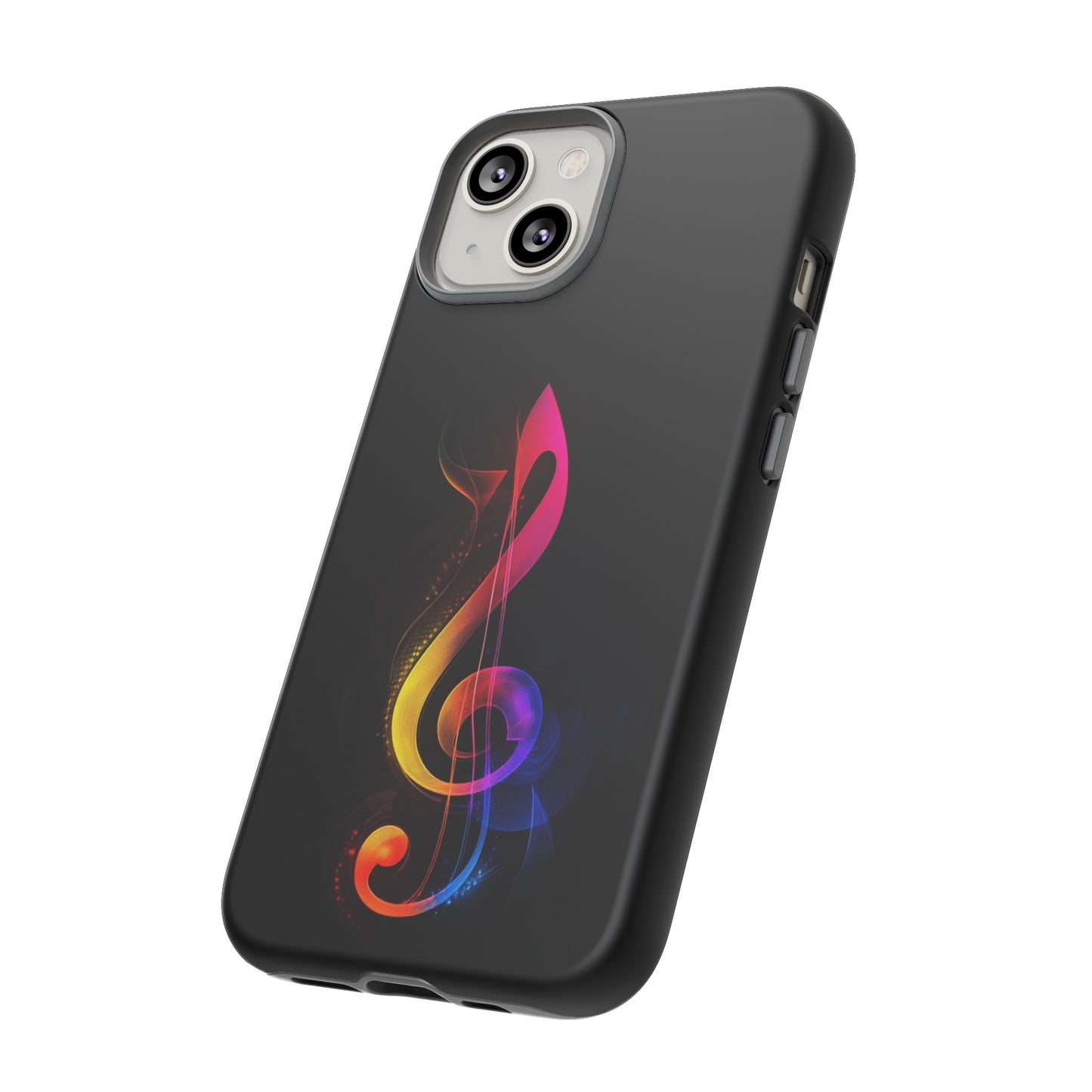 Colorful Music Note Phone Case, Unique Gift for Music Lovers, Flexible Tough Case, Smartphone Accessory, Personalized Music Gifts