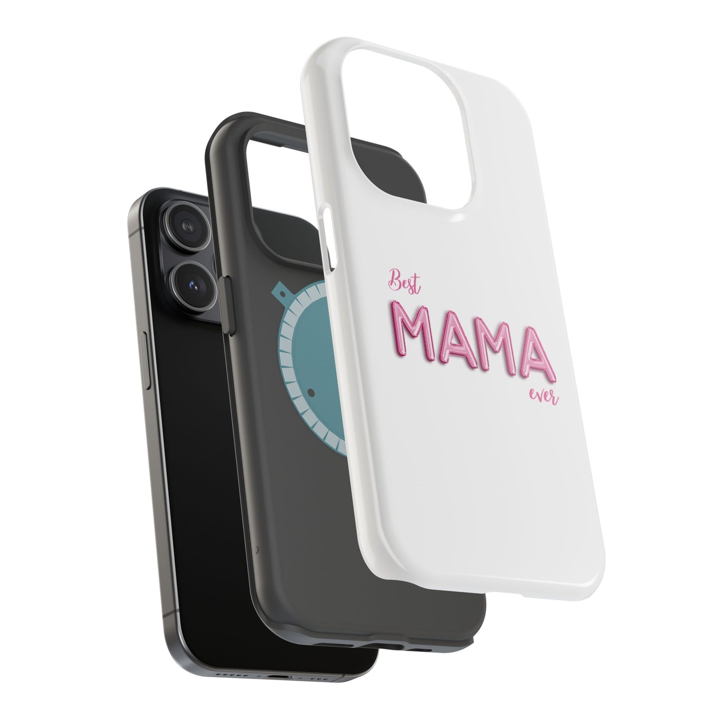 Magnetic Phone Cases for Moms, Trendy Tough Cases, Cute Mama Phone Cover, Mother's Day Gift, Stylish Mobile Accessory