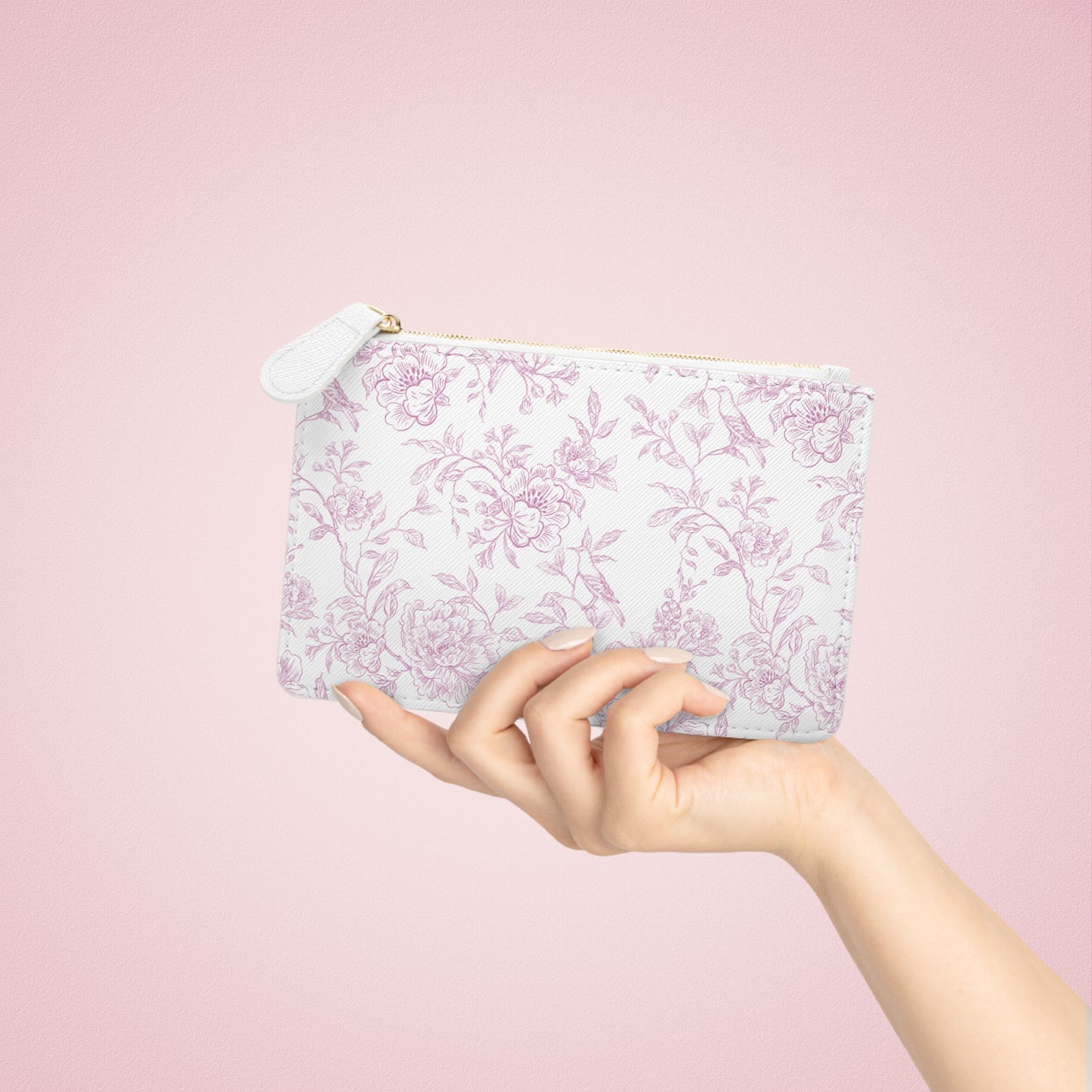 Floral Mama Mini Clutch Bag, Gift for Moms, Purse Organizer, Mother’s Day Gift, Wallet for Essentials