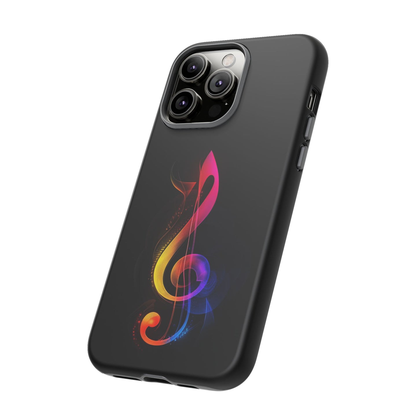 Colorful Music Note Phone Case, Unique Gift for Music Lovers, Flexible Tough Case, Smartphone Accessory, Personalized Music Gifts