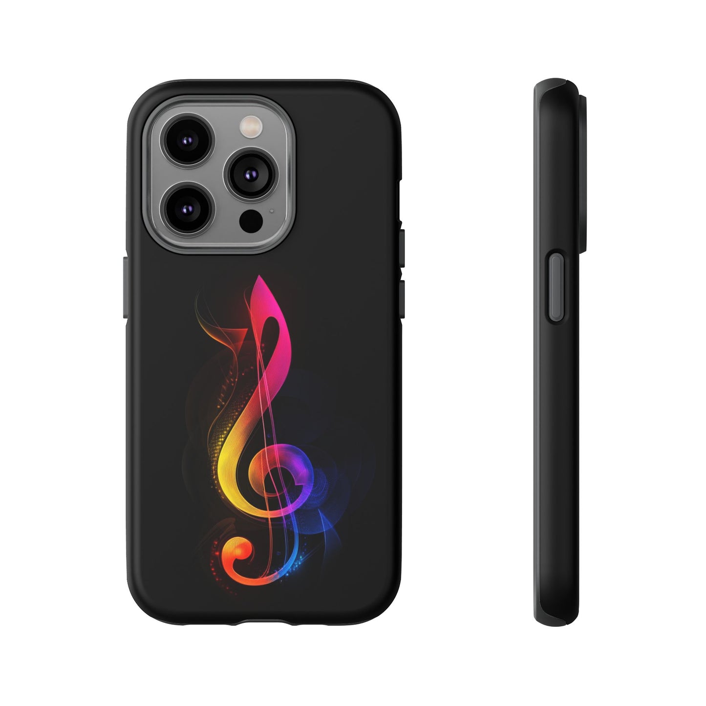 Colorful Music Note Phone Case, Unique Gift for Music Lovers, Flexible Tough Case, Smartphone Accessory, Personalized Music Gifts