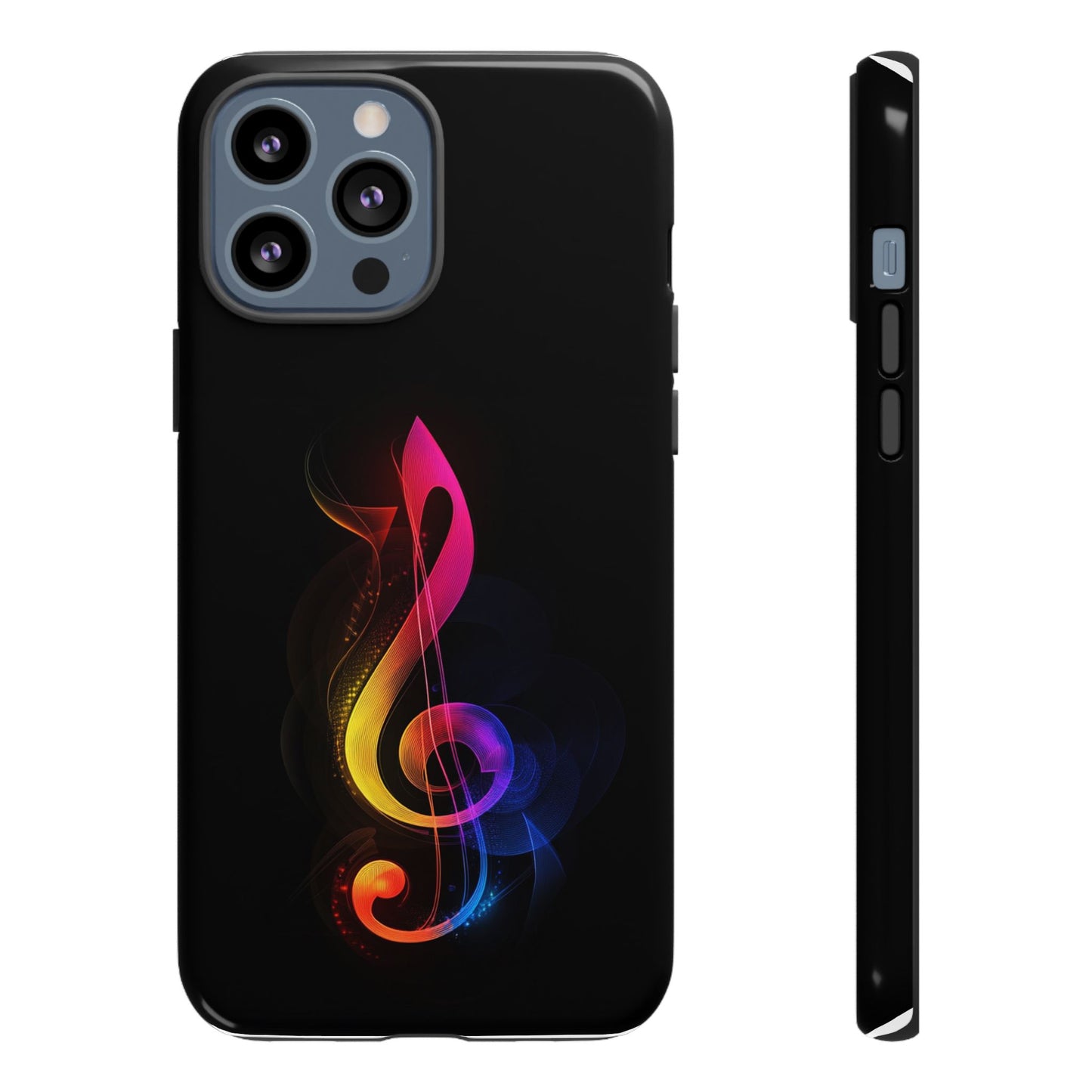Colorful Music Note Phone Case, Unique Gift for Music Lovers, Flexible Tough Case, Smartphone Accessory, Personalized Music Gifts
