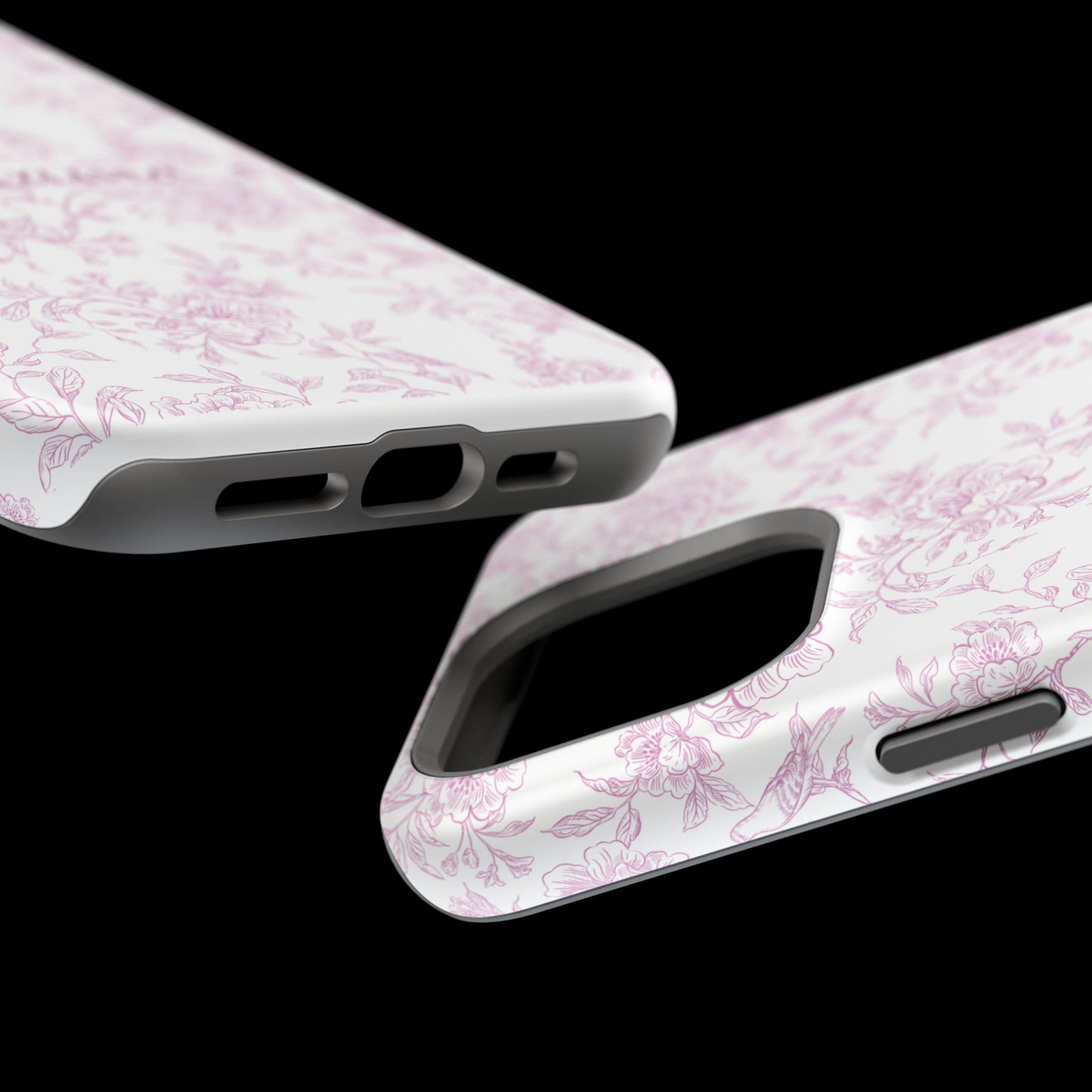 Chic Floral Magnetic Phone Case for Moms, Personalized Phone Cover, Stylish Tough Phone Case, Mother's Day Gift, Custom Phone Case