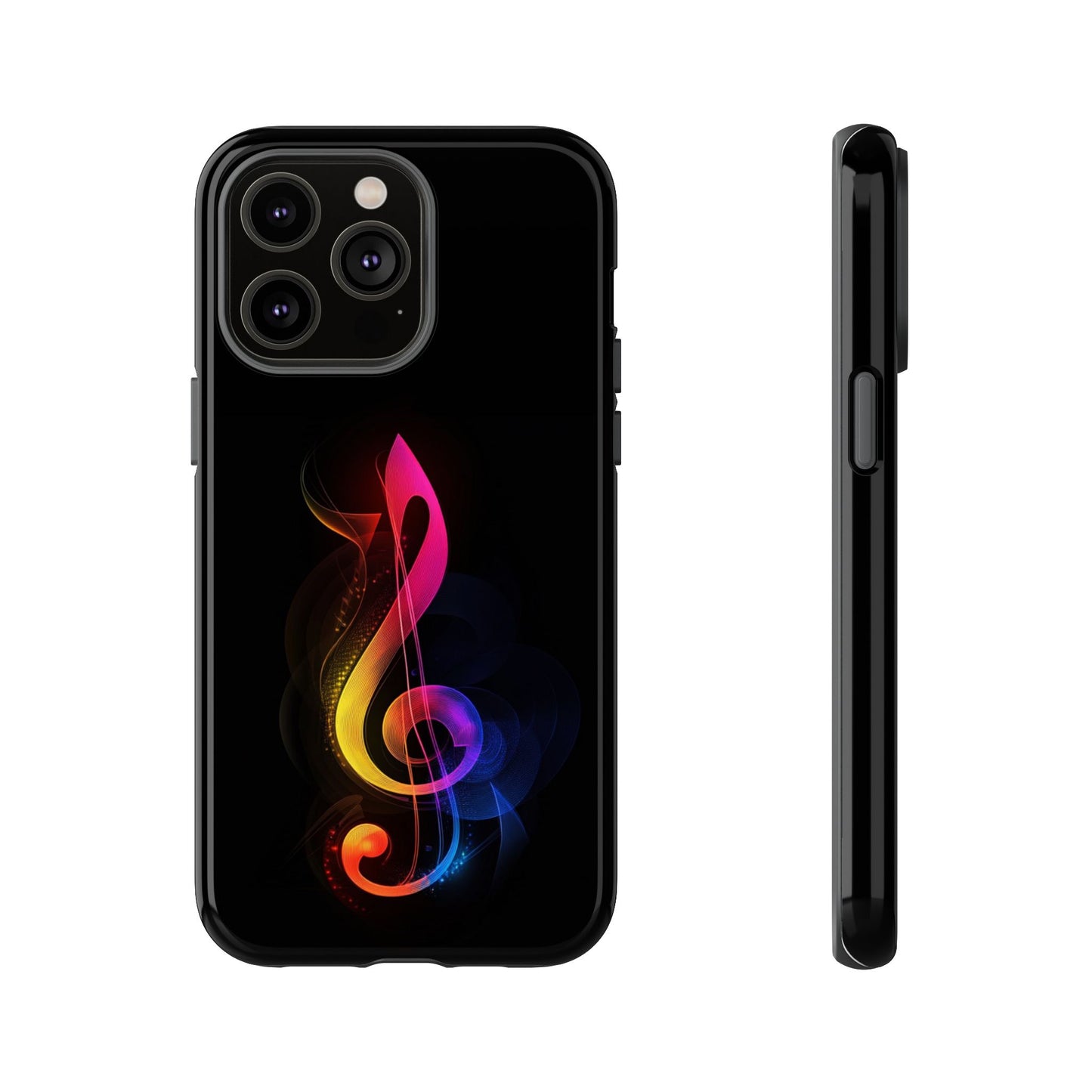 Colorful Music Note Phone Case, Unique Gift for Music Lovers, Flexible Tough Case, Smartphone Accessory, Personalized Music Gifts