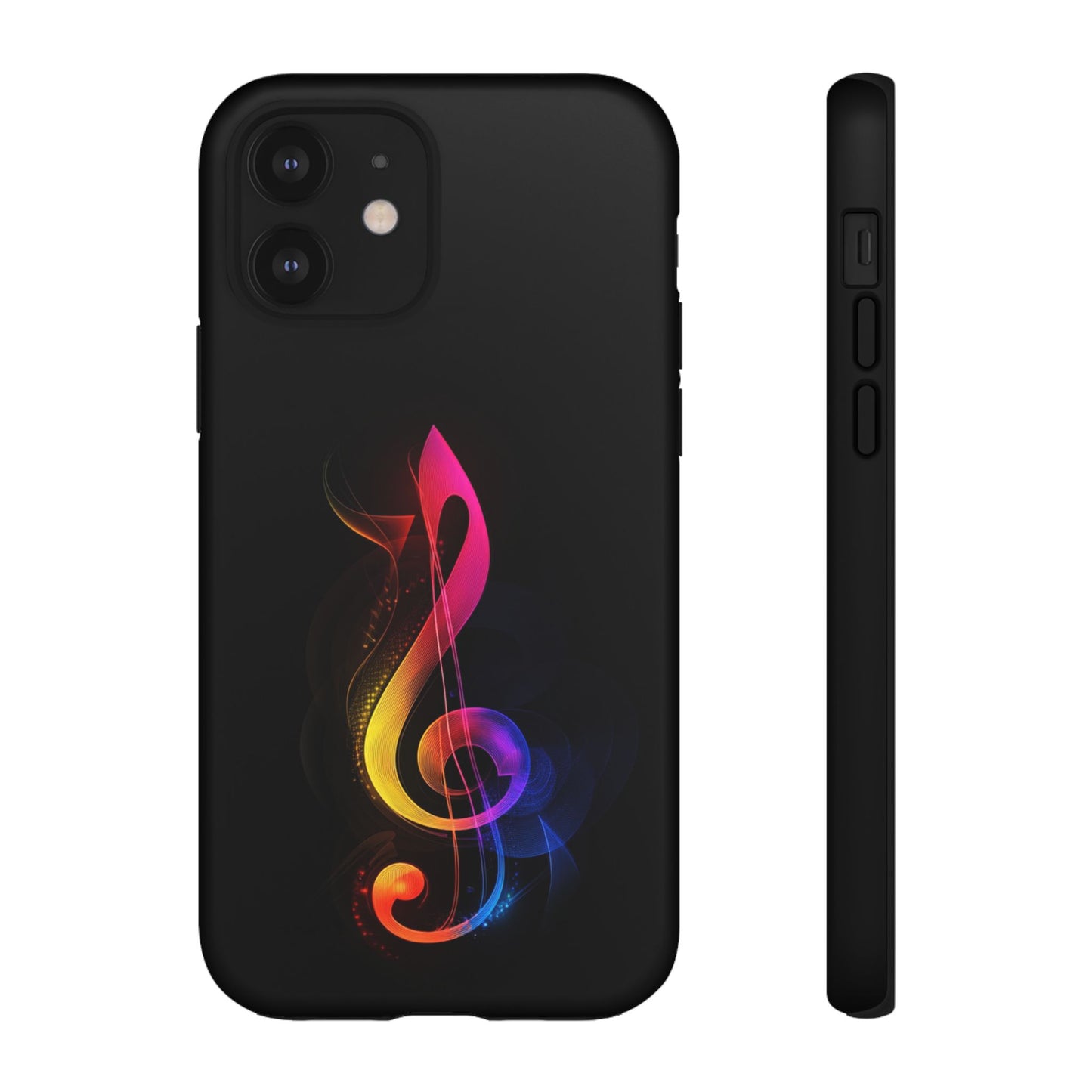 Colorful Music Note Phone Case, Unique Gift for Music Lovers, Flexible Tough Case, Smartphone Accessory, Personalized Music Gifts