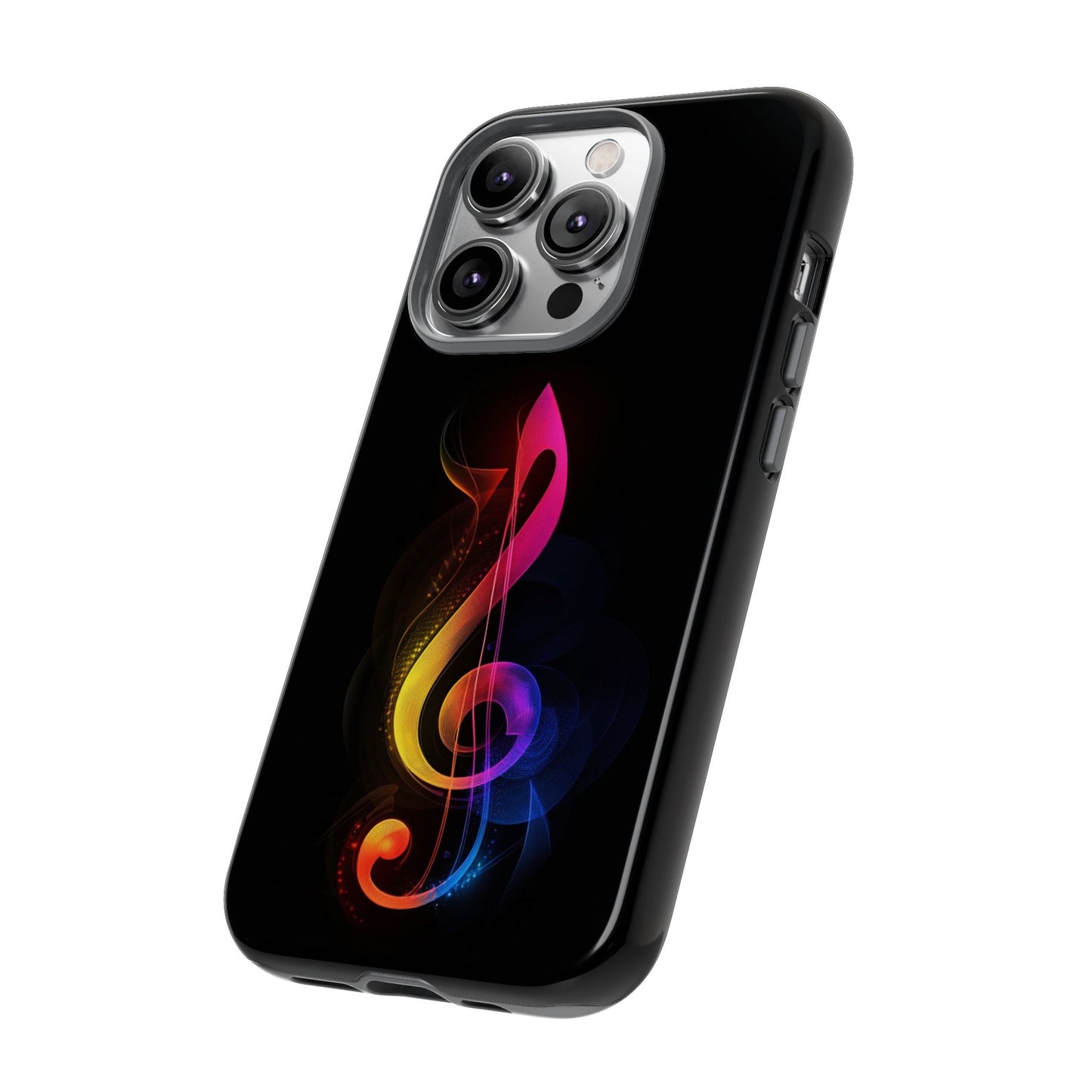 Colorful Music Note Phone Case, Unique Gift for Music Lovers, Flexible Tough Case, Smartphone Accessory, Personalized Music Gifts