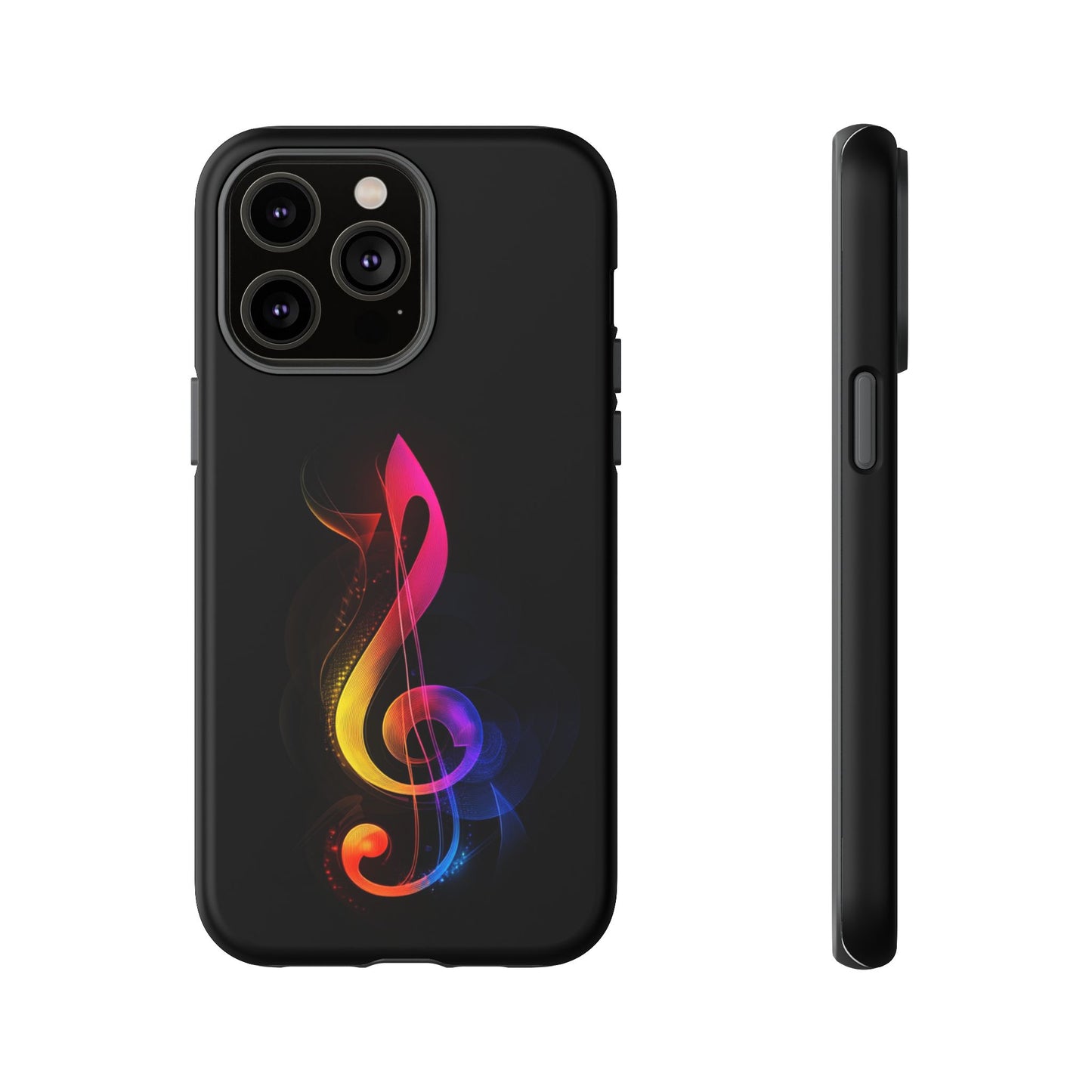 Colorful Music Note Phone Case, Unique Gift for Music Lovers, Flexible Tough Case, Smartphone Accessory, Personalized Music Gifts