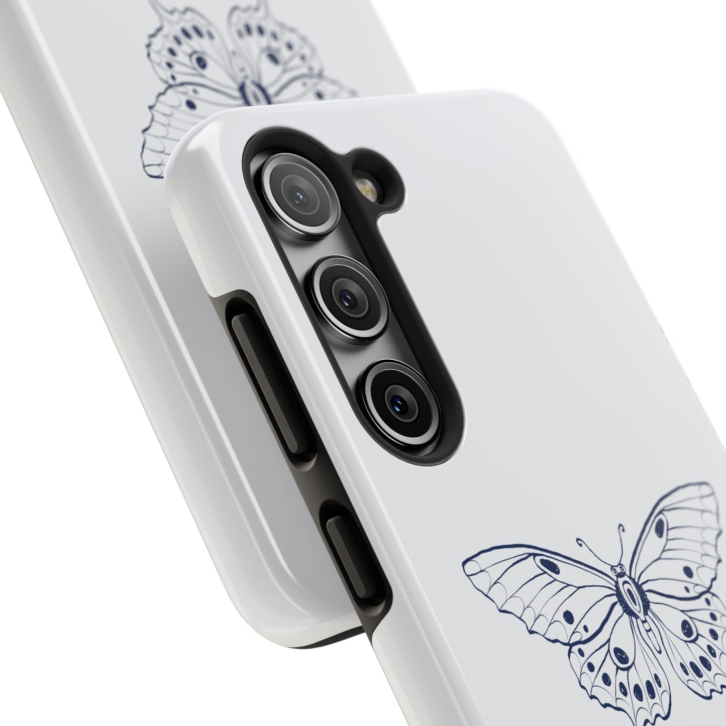 Farfalla Tough Phone Case - Butterfly Design, Protective Cover, Hard Shell Case, Stylish Smartphone Accessories, Gift for Tech Lovers