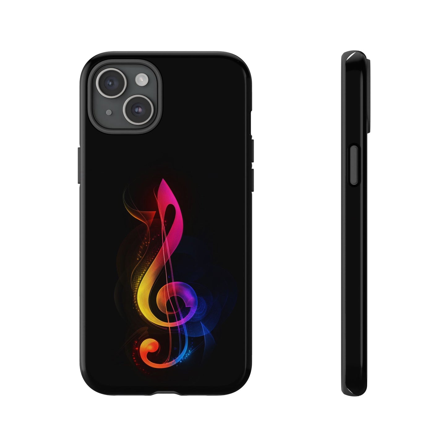 Colorful Music Note Phone Case, Unique Gift for Music Lovers, Flexible Tough Case, Smartphone Accessory, Personalized Music Gifts