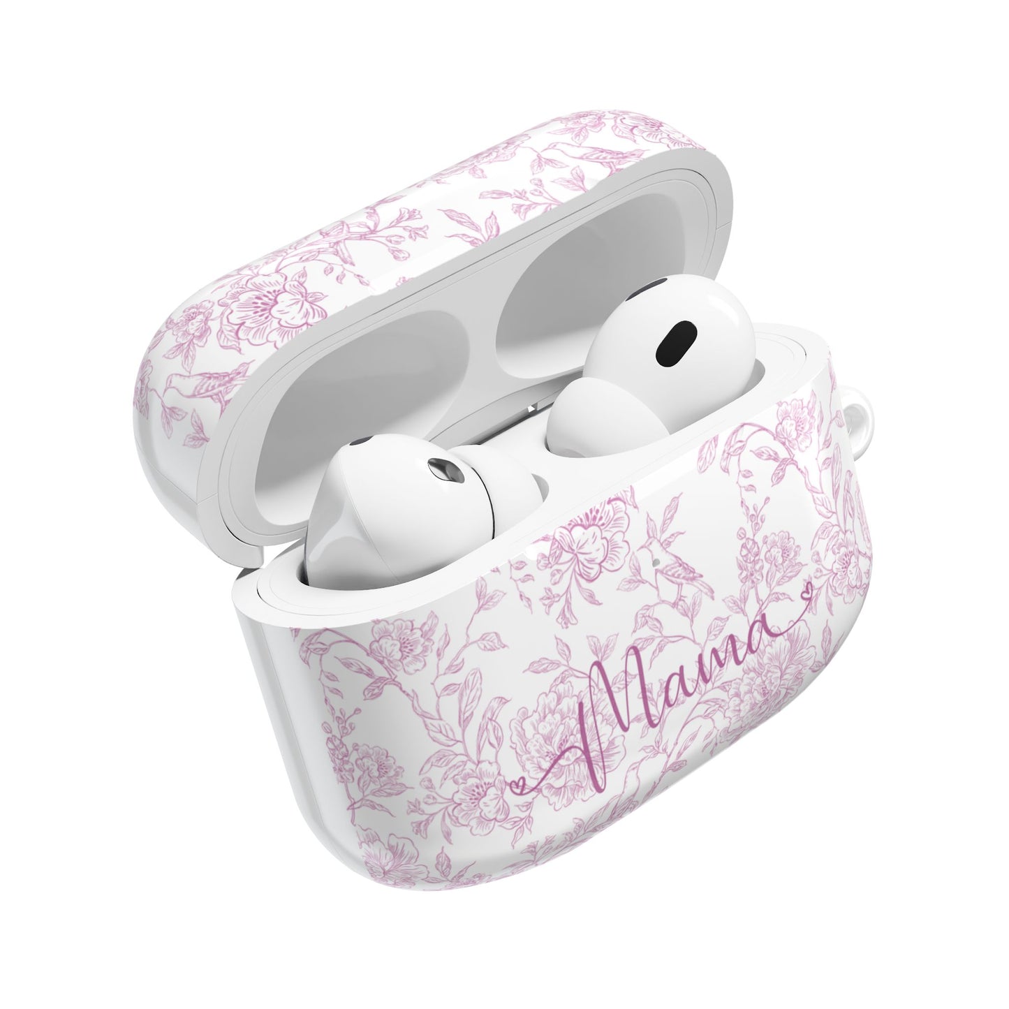 AirPod Cases, Vintage Style Pink AirPods Case for Mama, Elegant Check Matching Cases, AirPod Case Cover, AirPods Accessories, Cute AirPod