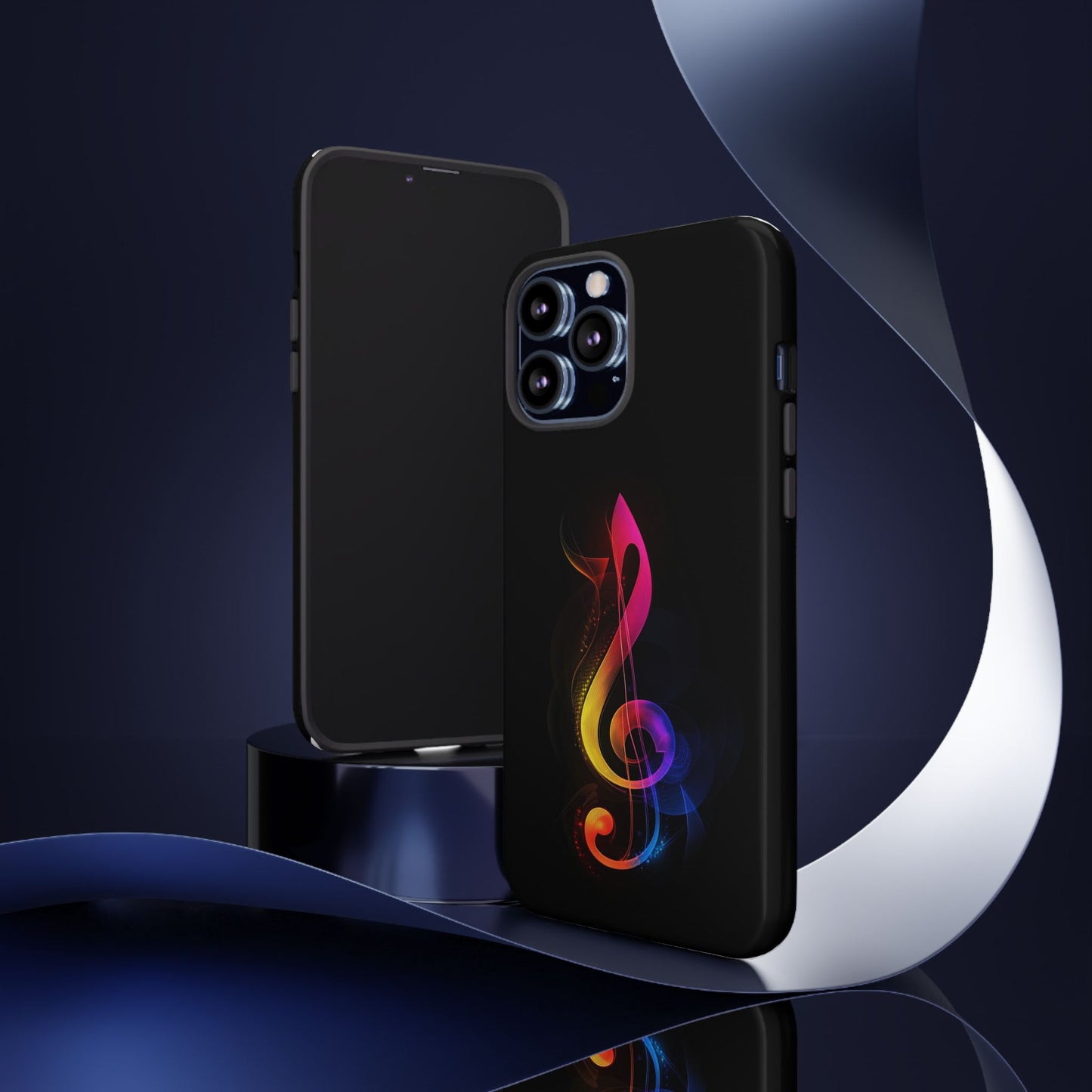 Colorful Music Note Phone Case, Unique Gift for Music Lovers, Flexible Tough Case, Smartphone Accessory, Personalized Music Gifts