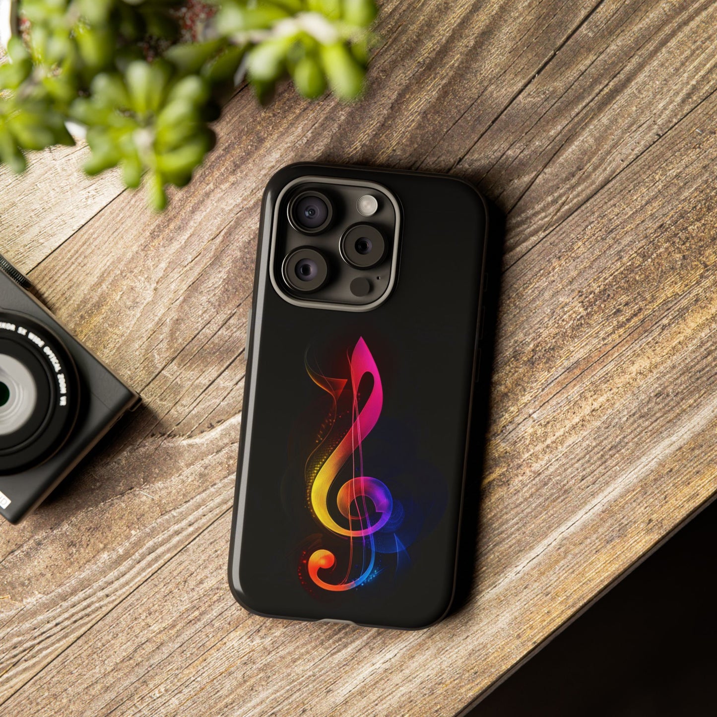 Colorful Music Note Phone Case, Unique Gift for Music Lovers, Flexible Tough Case, Smartphone Accessory, Personalized Music Gifts