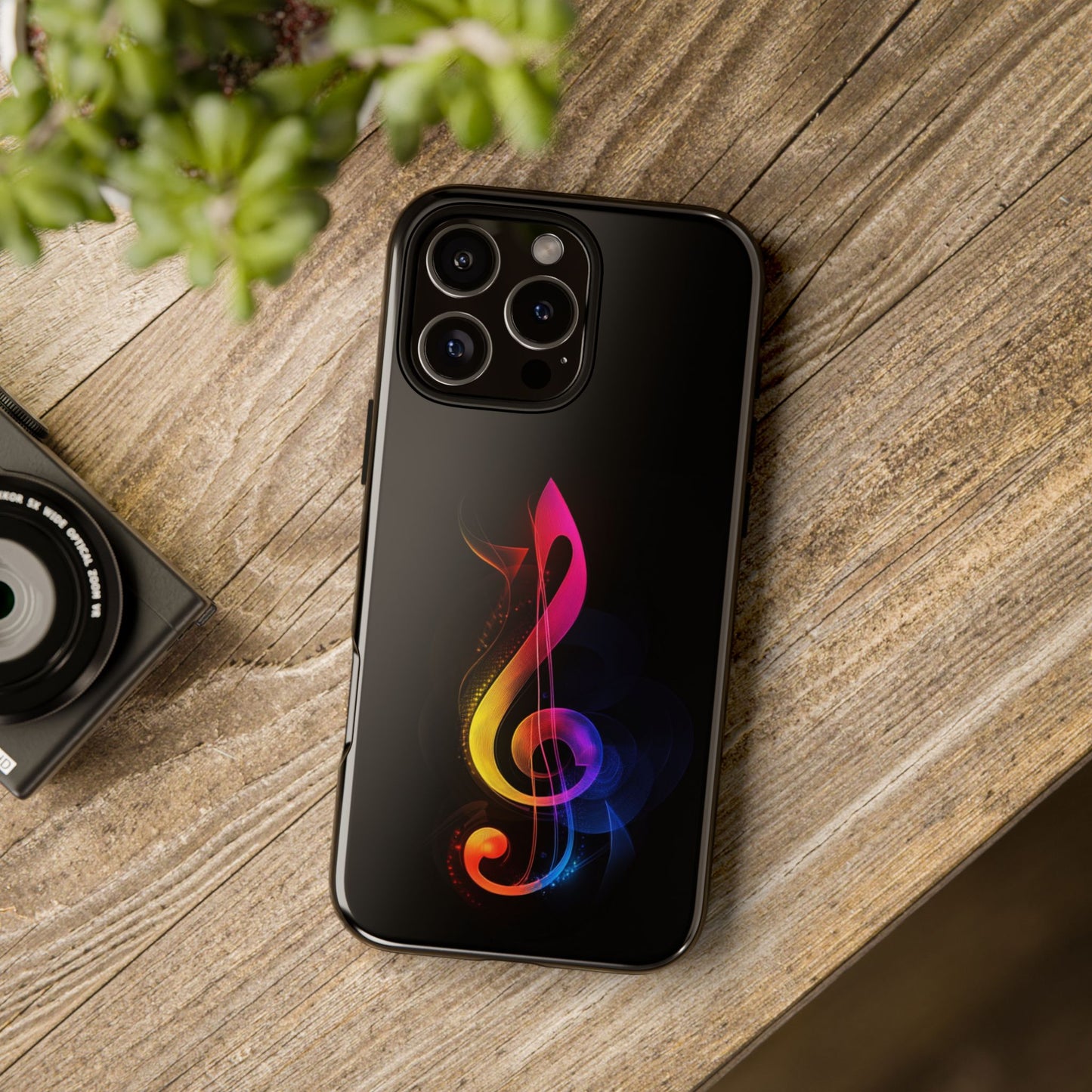 Colorful Music Note Phone Case, Unique Gift for Music Lovers, Flexible Tough Case, Smartphone Accessory, Personalized Music Gifts
