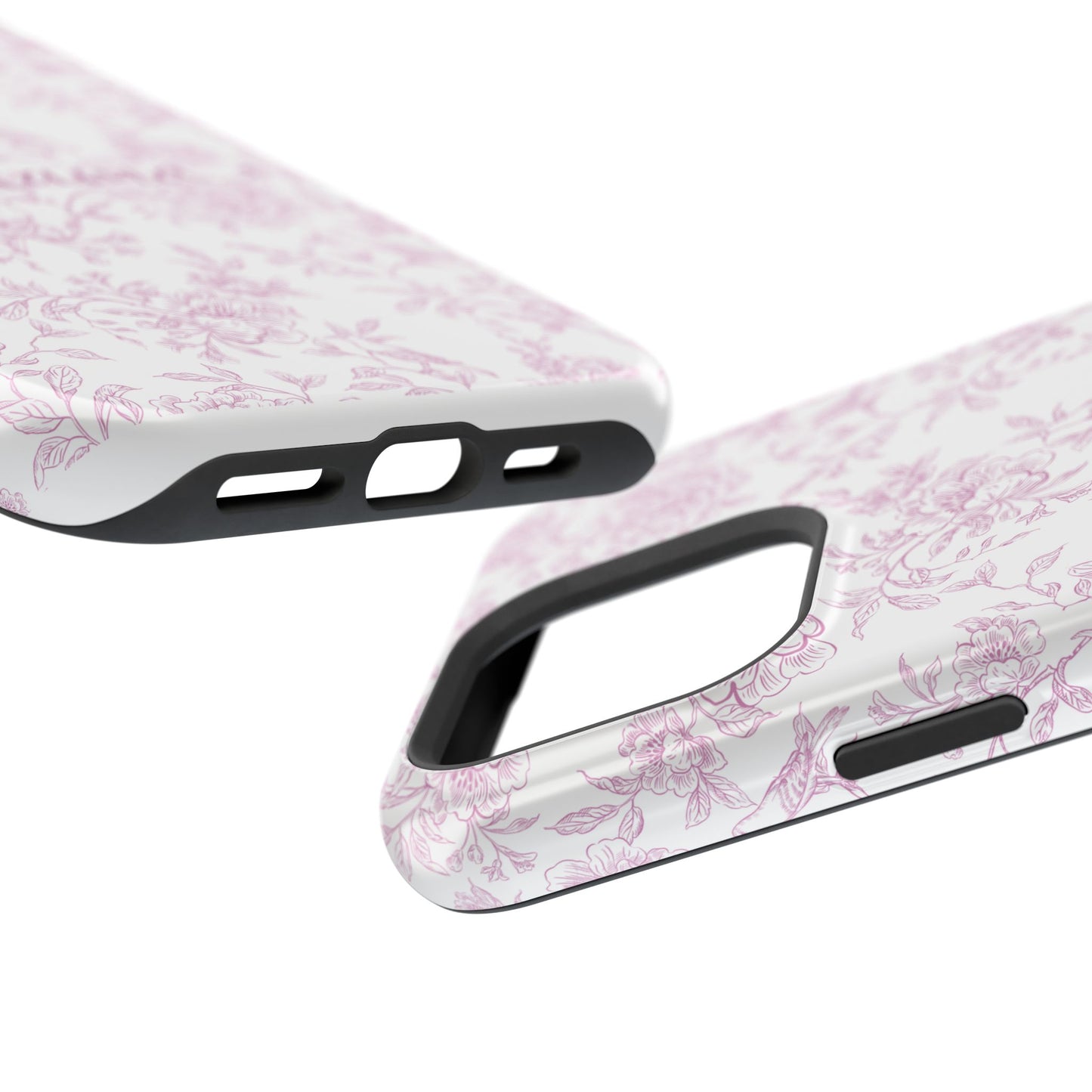 Chic Floral Magnetic Phone Case for Moms, Personalized Phone Cover, Stylish Tough Phone Case, Mother's Day Gift, Custom Phone Case