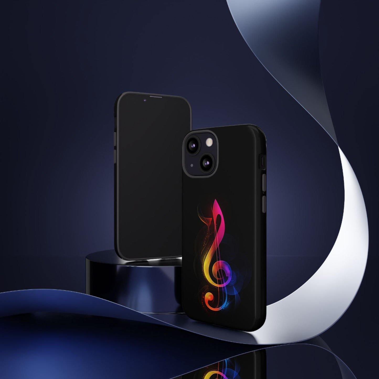 Colorful Music Note Phone Case, Unique Gift for Music Lovers, Flexible Tough Case, Smartphone Accessory, Personalized Music Gifts