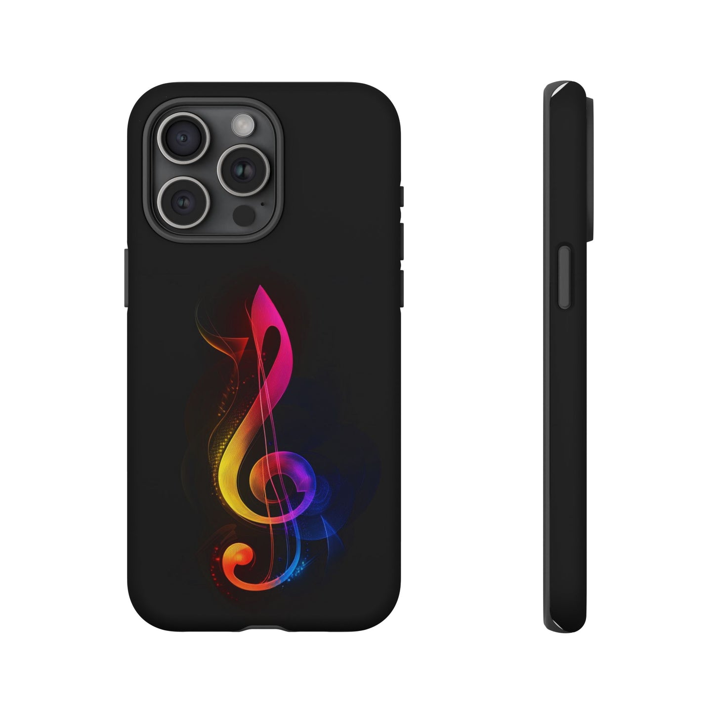 Colorful Music Note Phone Case, Unique Gift for Music Lovers, Flexible Tough Case, Smartphone Accessory, Personalized Music Gifts