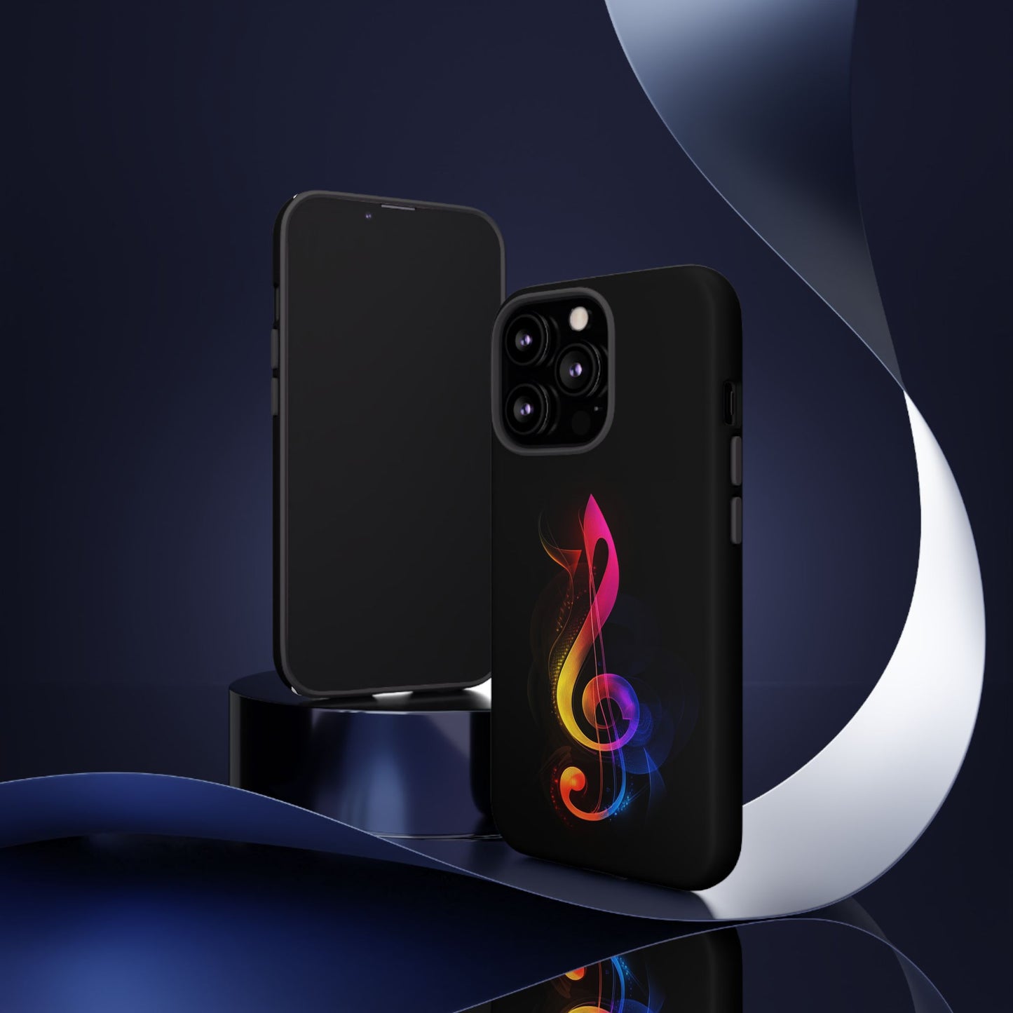 Colorful Music Note Phone Case, Unique Gift for Music Lovers, Flexible Tough Case, Smartphone Accessory, Personalized Music Gifts