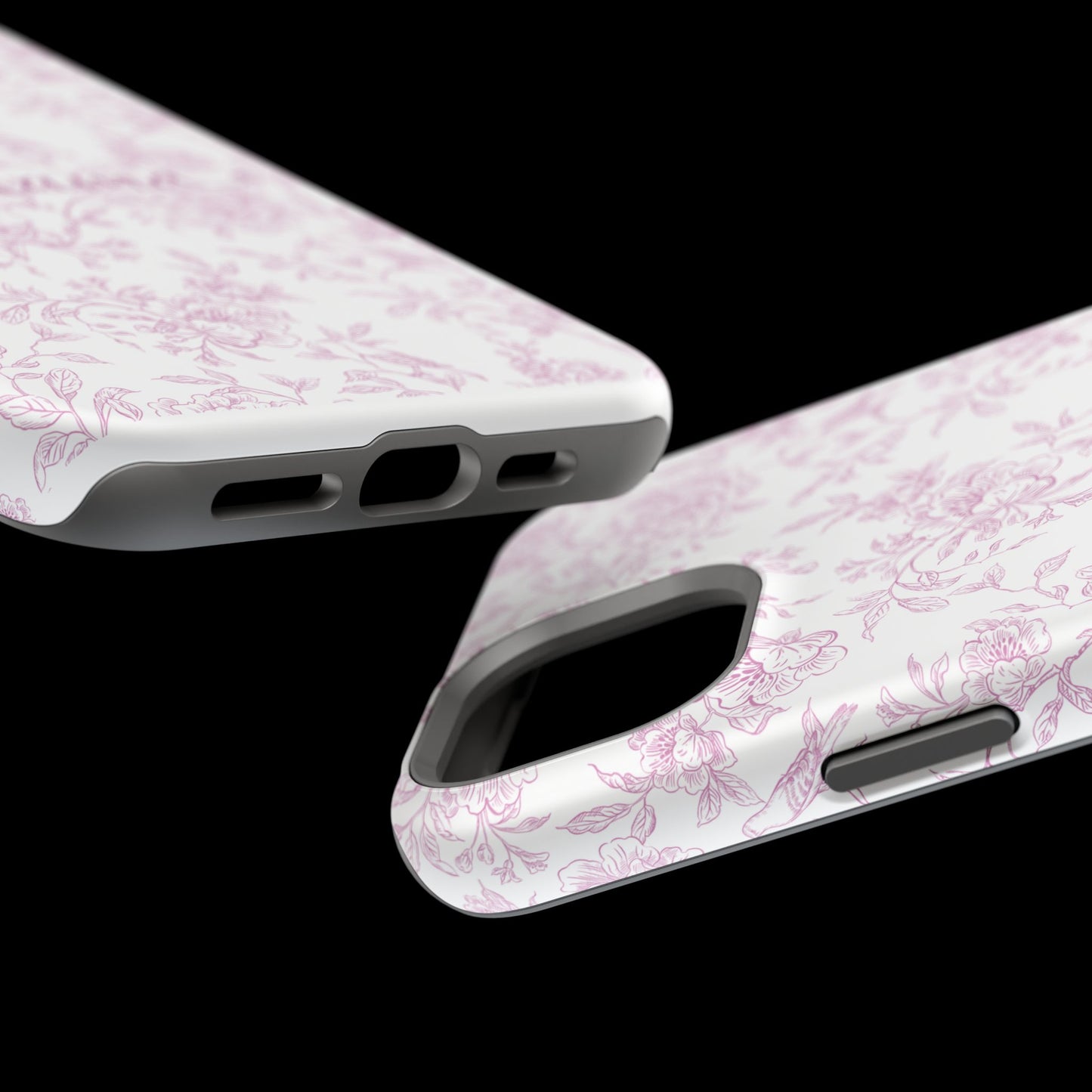 Chic Floral Magnetic Phone Case for Moms, Personalized Phone Cover, Stylish Tough Phone Case, Mother's Day Gift, Custom Phone Case