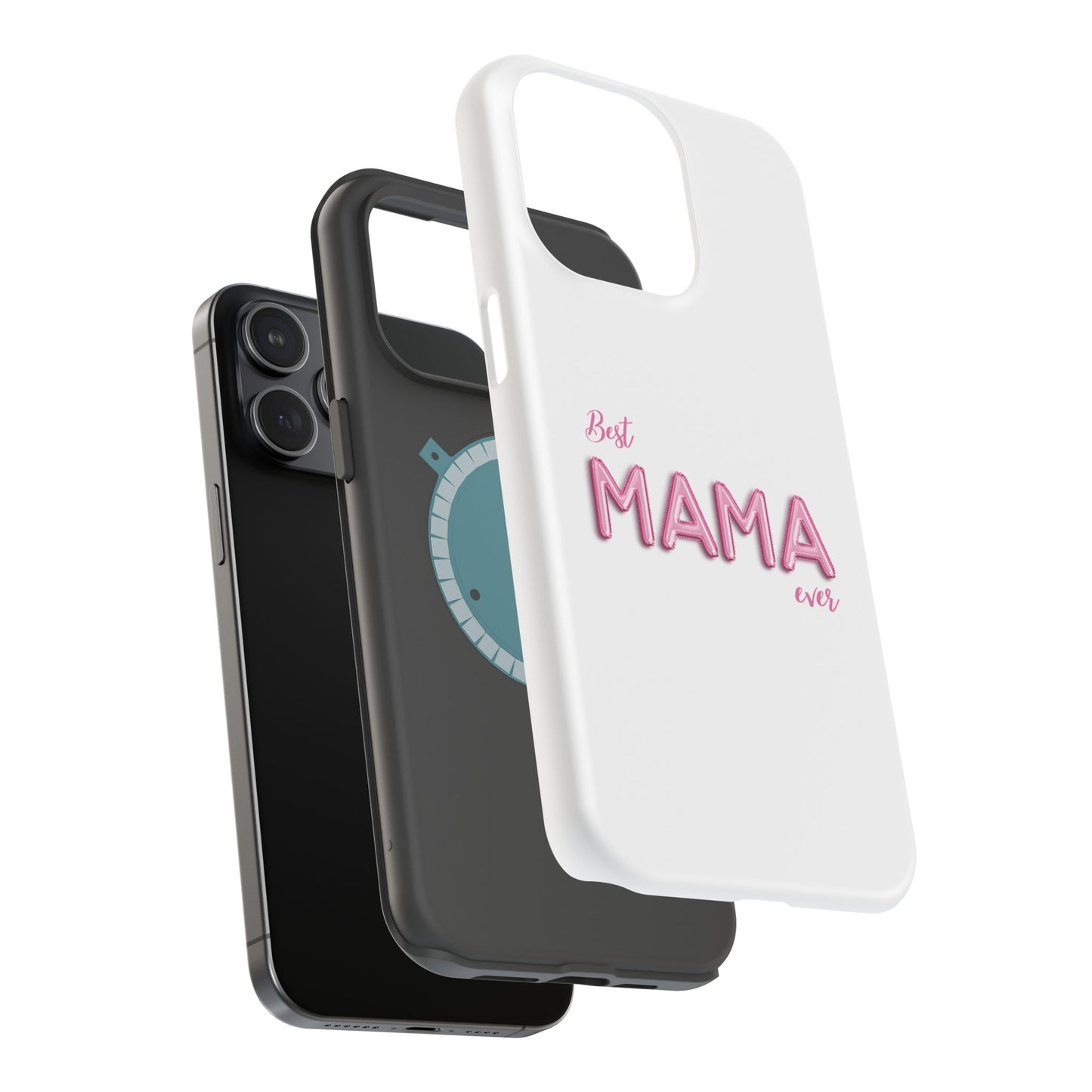 Magnetic Phone Cases for Moms, Trendy Tough Cases, Cute Mama Phone Cover, Mother's Day Gift, Stylish Mobile Accessory