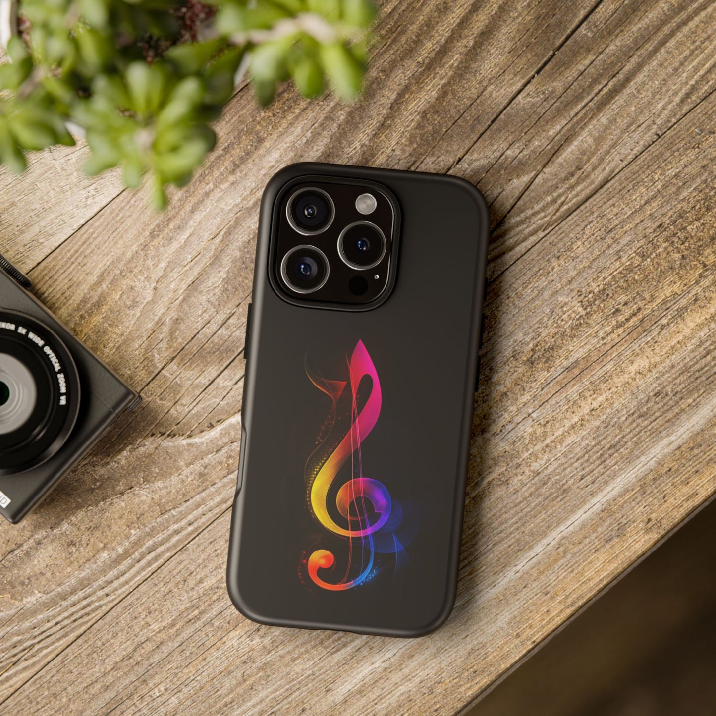 Colorful Music Note Phone Case, Unique Gift for Music Lovers, Flexible Tough Case, Smartphone Accessory, Personalized Music Gifts