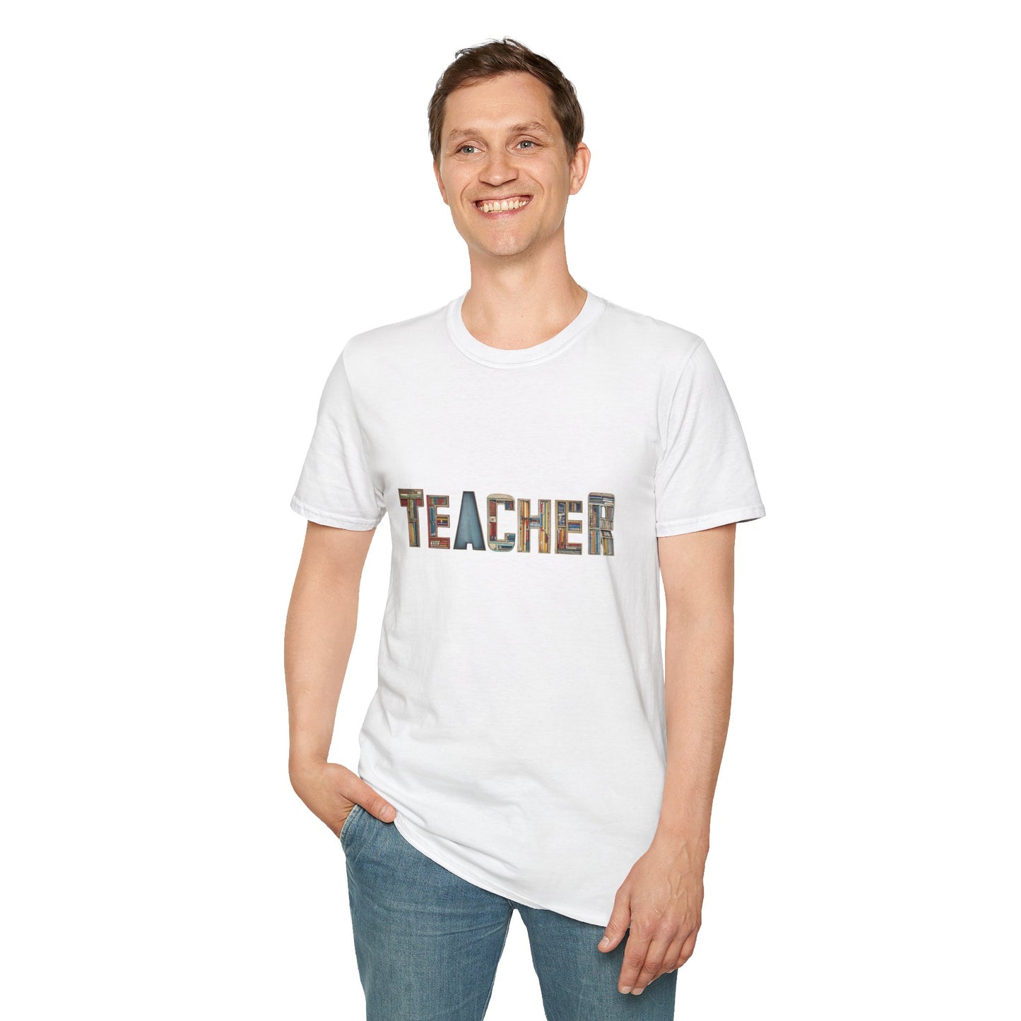 Teacher Appreciation Unisex Softstyle T-Shirt, Gift for Educators, Back to School Tee, Teacher's Day Shirt, Classroom Style