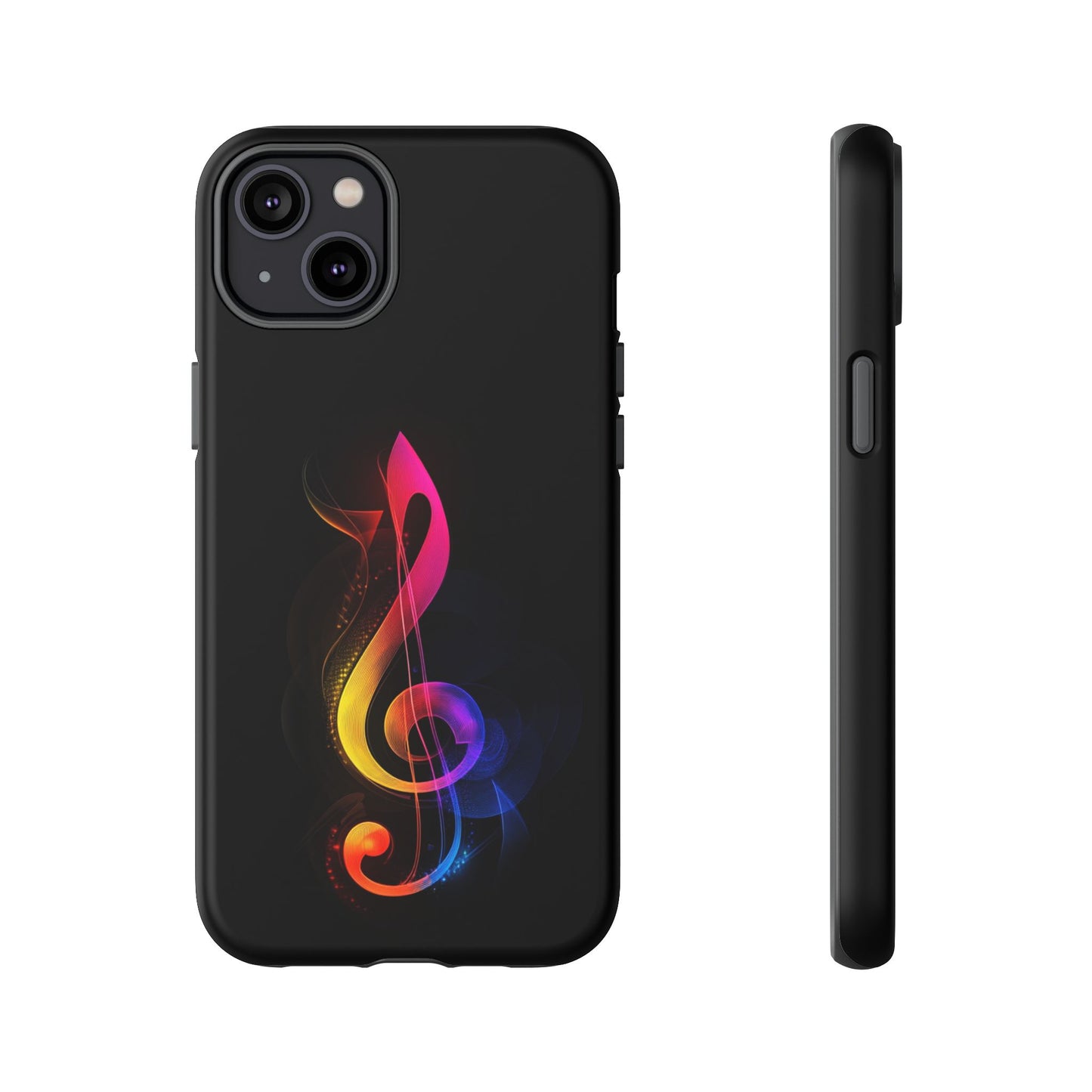 Colorful Music Note Phone Case, Unique Gift for Music Lovers, Flexible Tough Case, Smartphone Accessory, Personalized Music Gifts