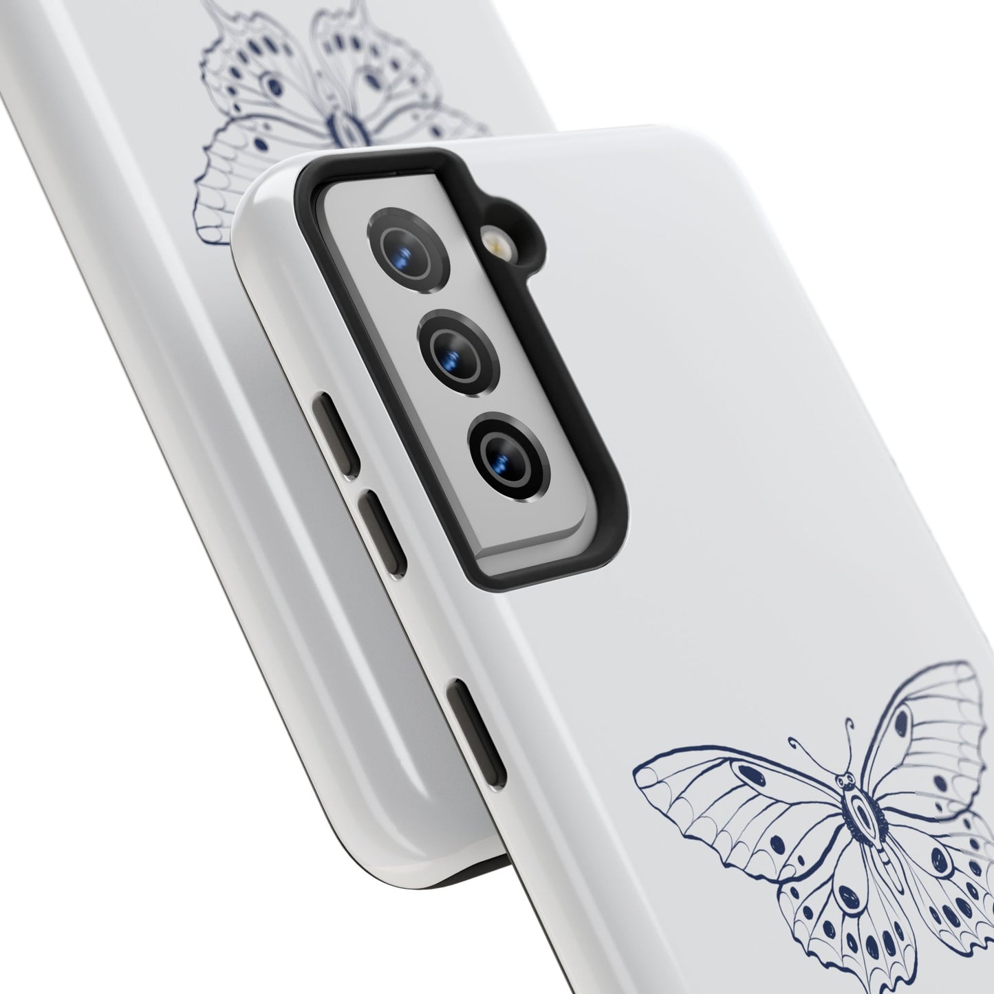 Farfalla Tough Phone Case - Butterfly Design, Protective Cover, Hard Shell Case, Stylish Smartphone Accessories, Gift for Tech Lovers