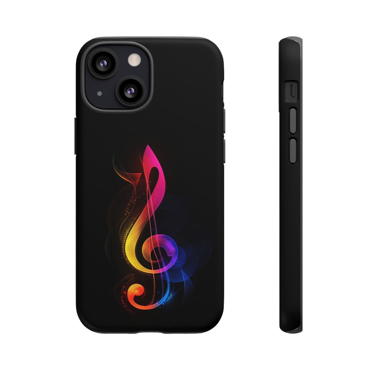 Colorful Music Note Phone Case, Unique Gift for Music Lovers, Flexible Tough Case, Smartphone Accessory, Personalized Music Gifts