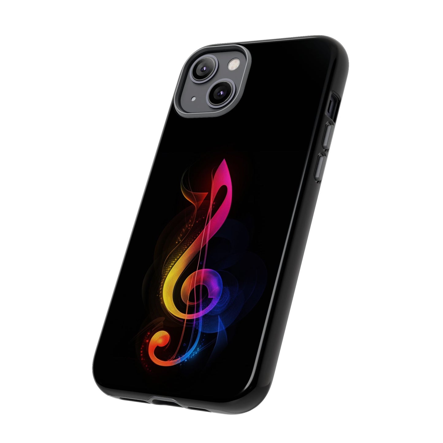 Colorful Music Note Phone Case, Unique Gift for Music Lovers, Flexible Tough Case, Smartphone Accessory, Personalized Music Gifts